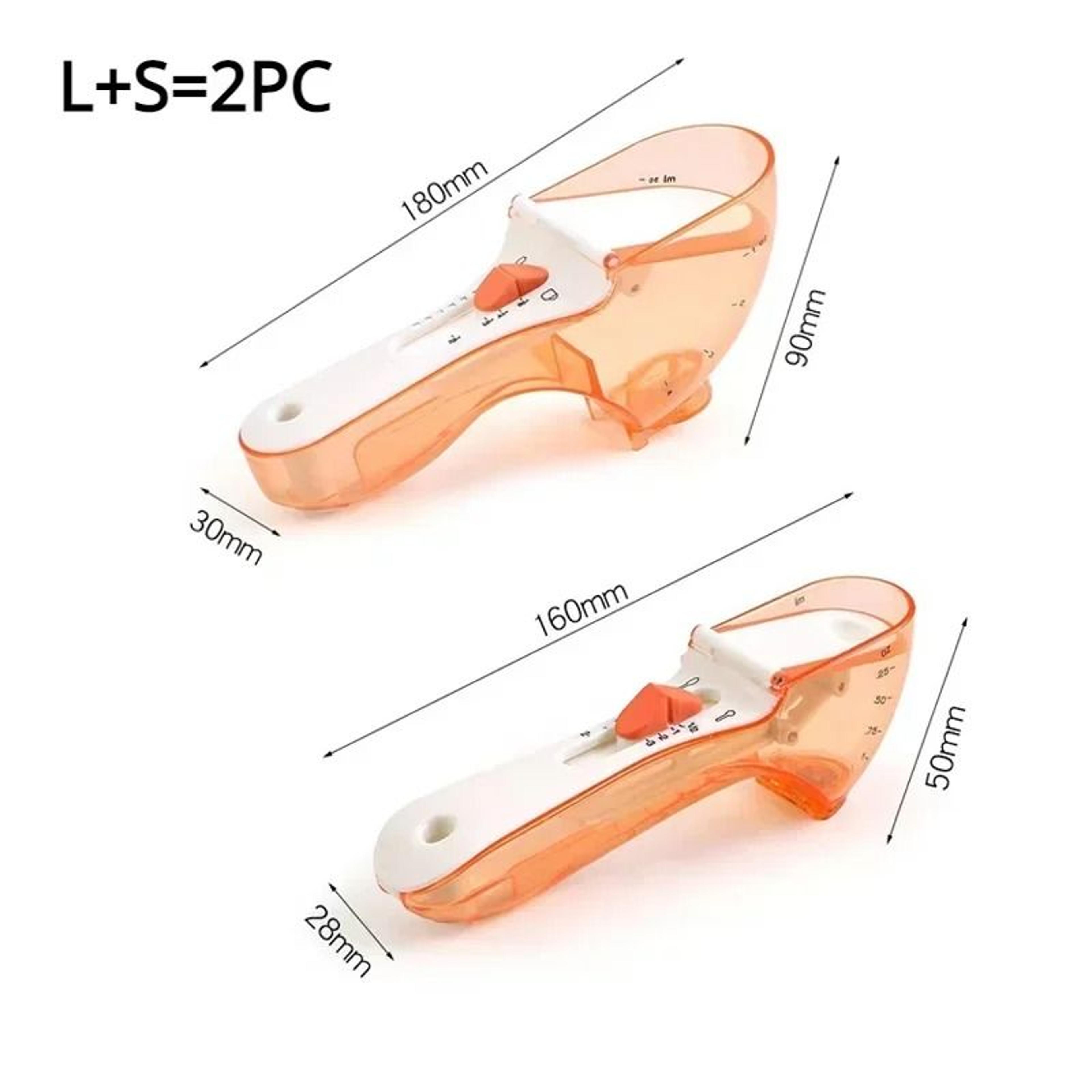 Adjustable Plastic Measuring Spoon And Cup Set For Precise Kitchen Measuring 7