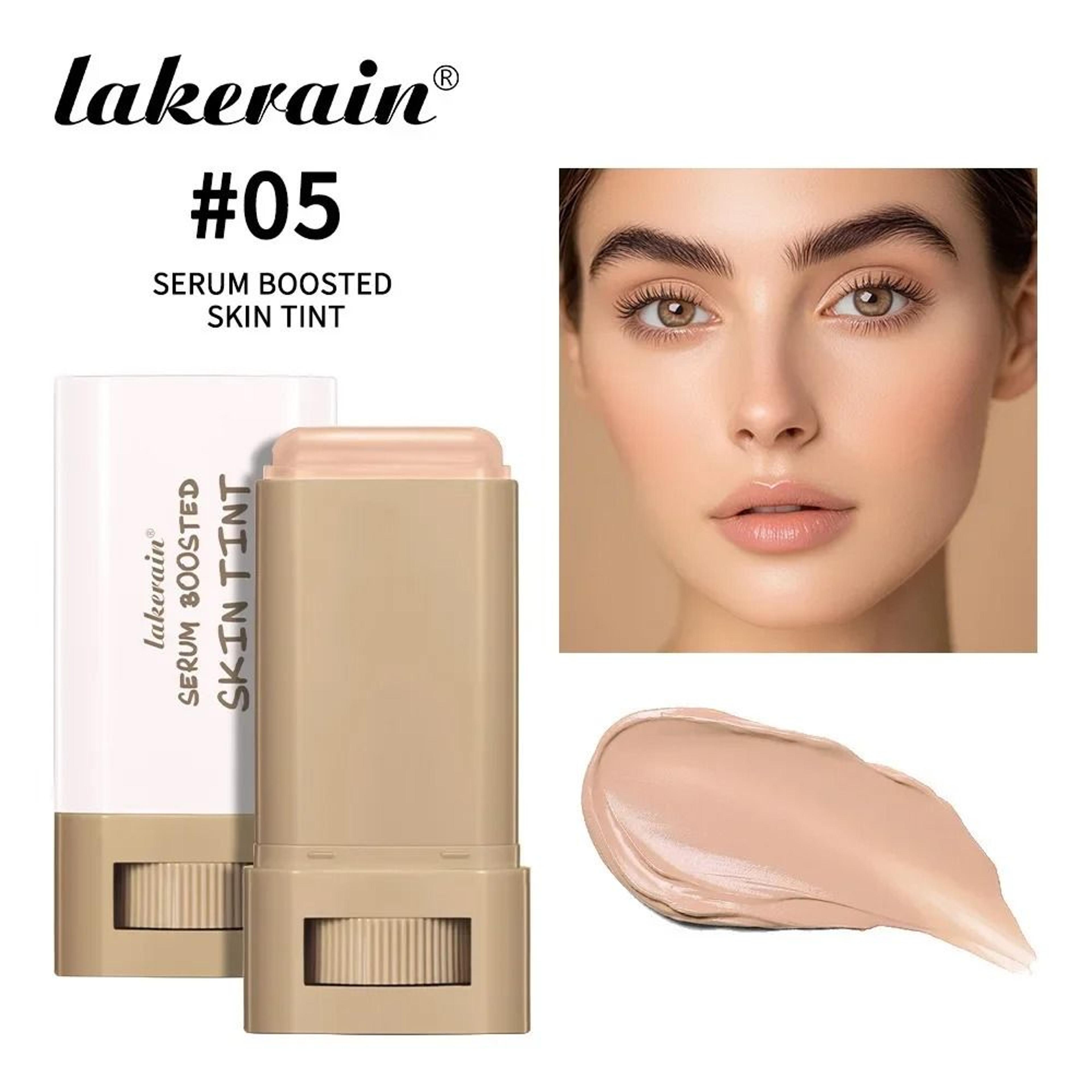 Long Lasting Foundation Makeup Stick With Built In Blending Brush Concealer Coverage 16