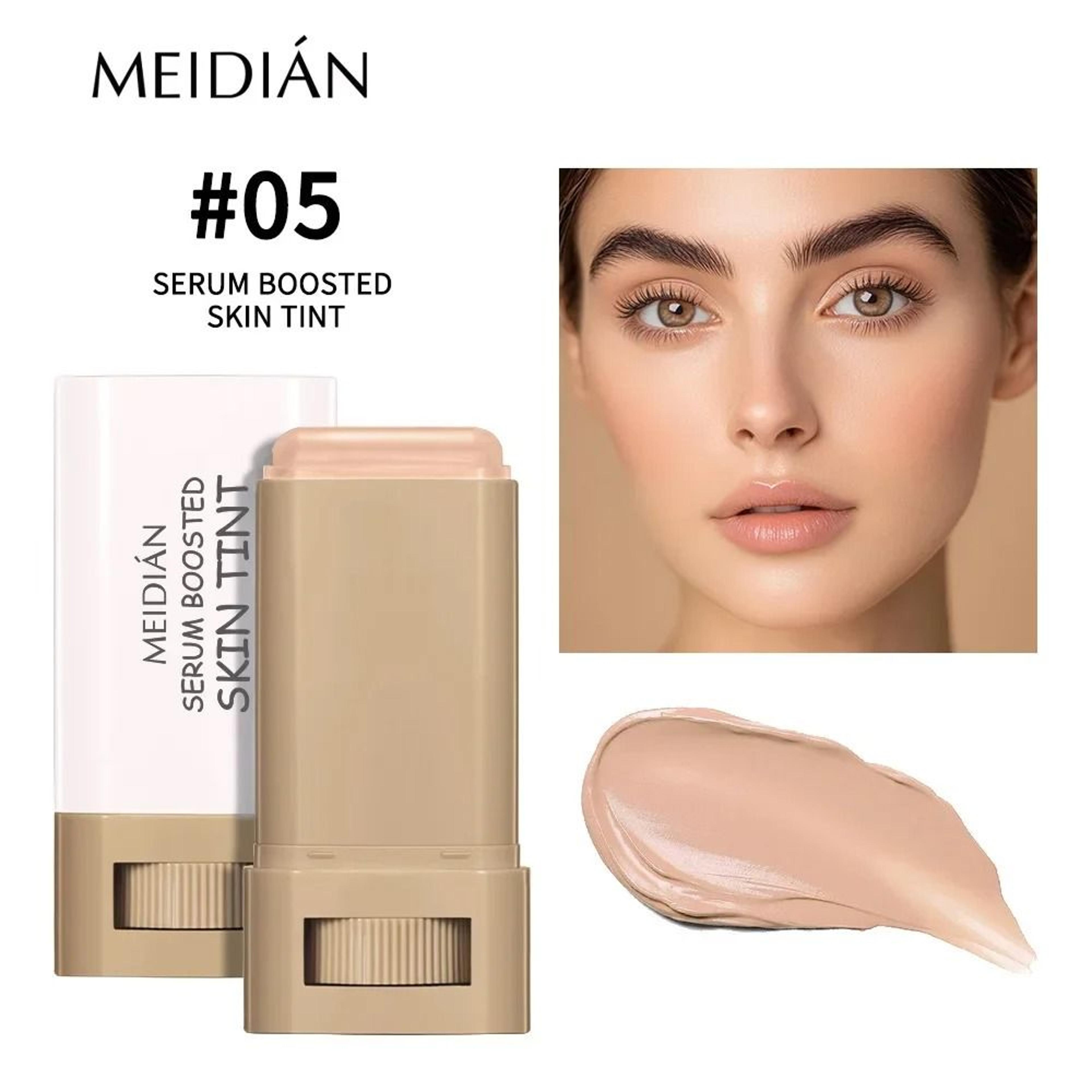 Long Lasting Foundation Makeup Stick With Built In Blending Brush Concealer Coverage 21