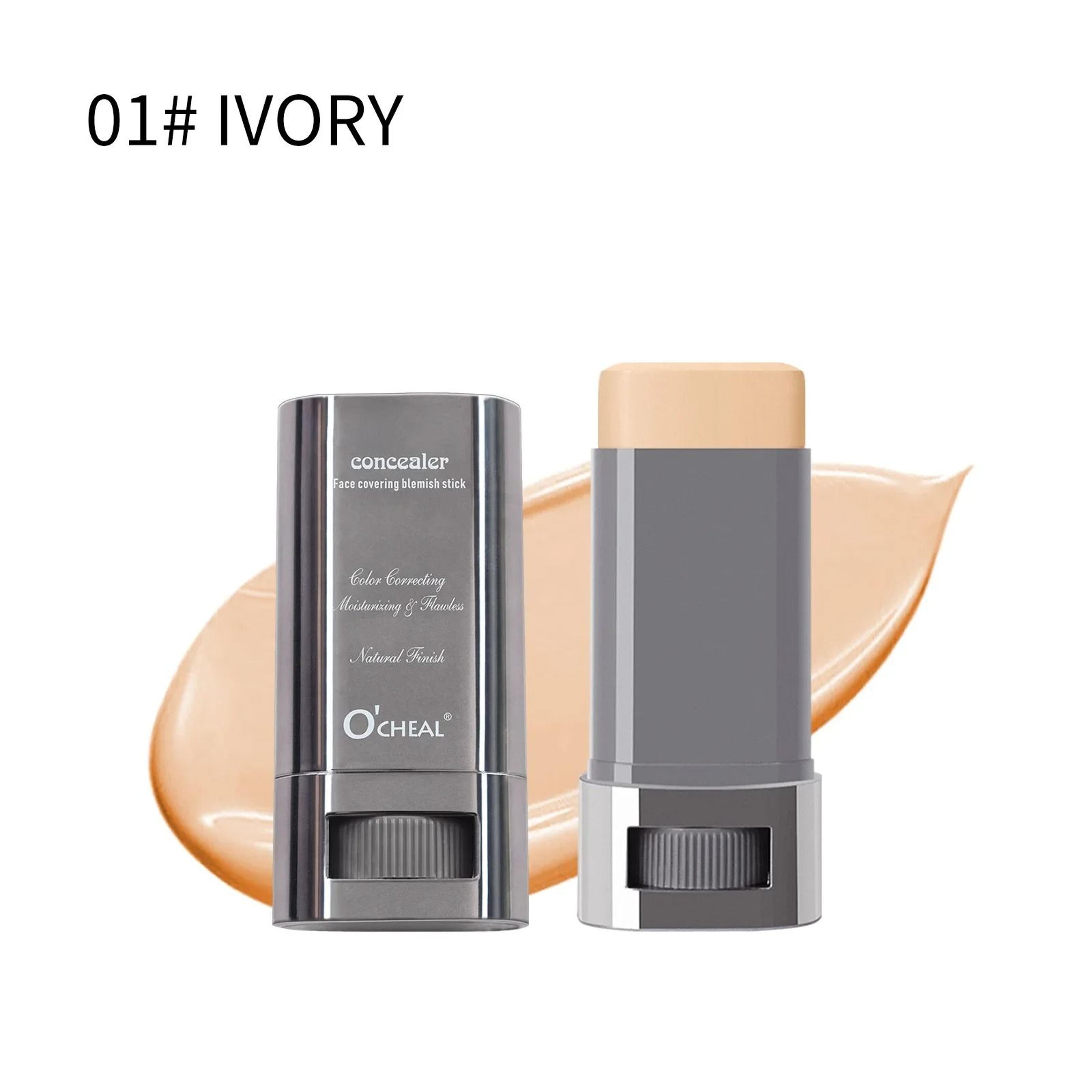 Long Lasting Foundation Makeup Stick With Built In Blending Brush Concealer Coverage 23