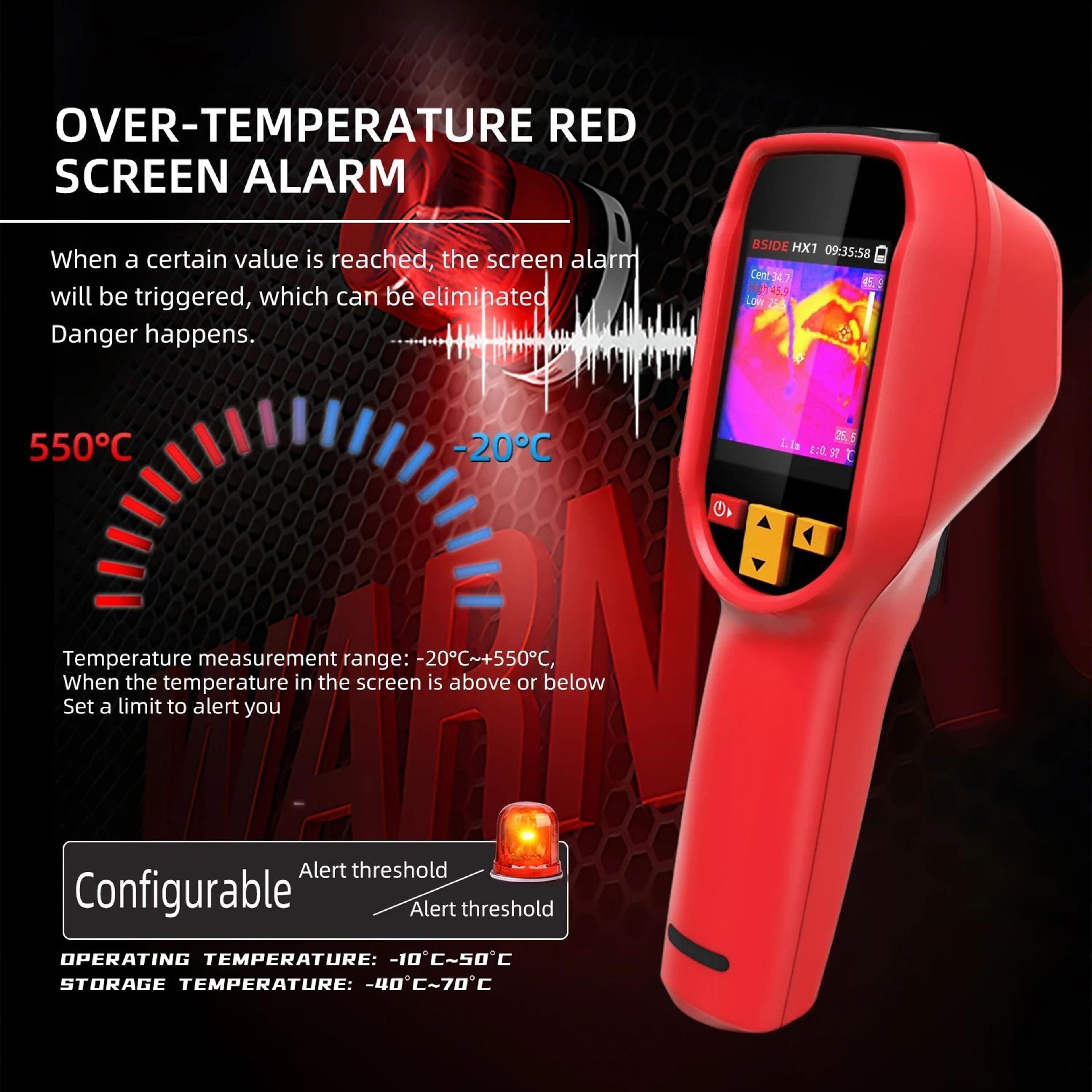 Professional Handheld Thermal Imager Camera With 240x240 Resolution And High Temperature Range Dete 0