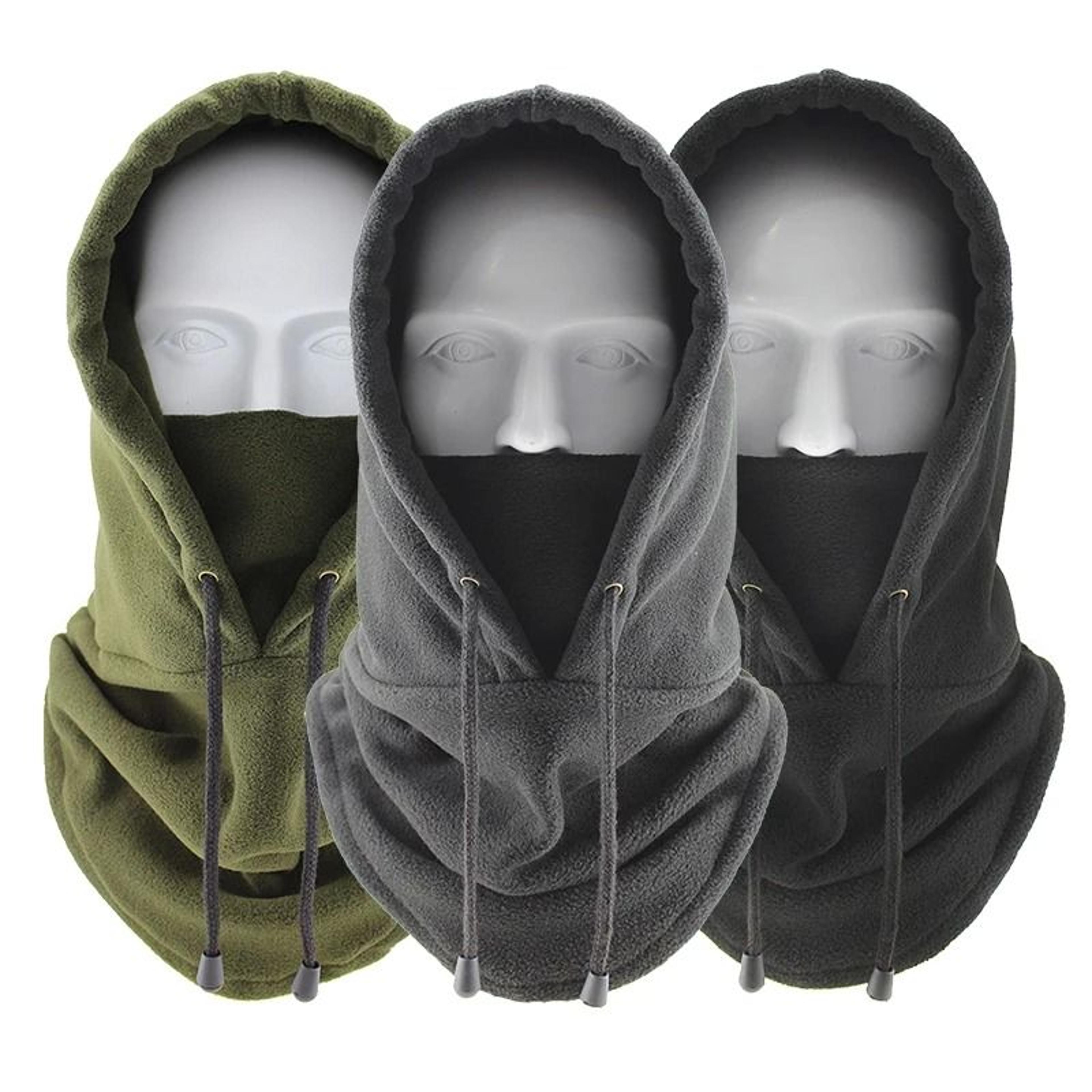 Plush Fleece Balaclava Hat Winter Ski Windproof Cap Thicken Warm Outdoor Cycling Caps For Men Women 3