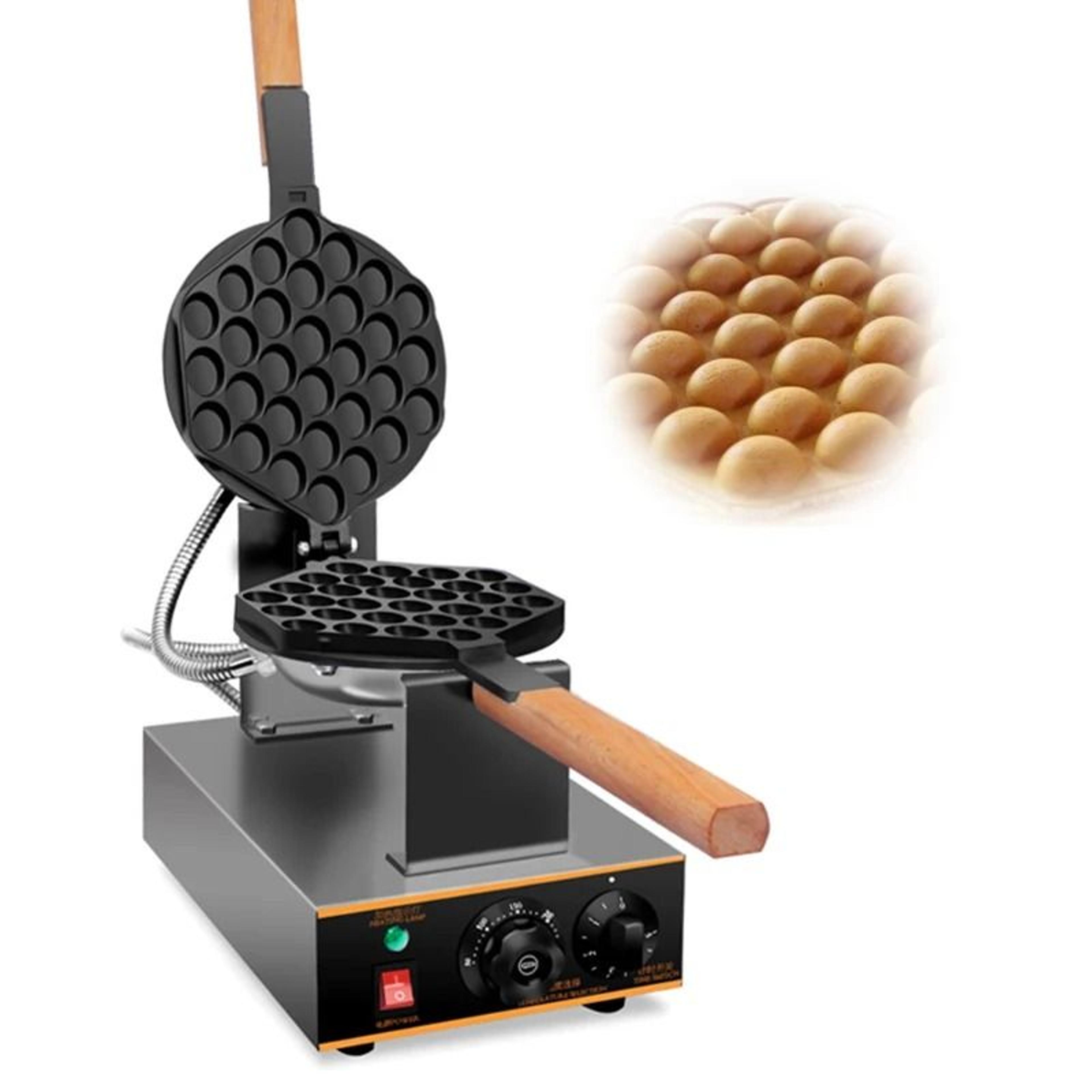 Commercial Electric Egg Bubble Waffle Maker Machine Hong Kong Eggettes Waffle Iron Cake Oven Bubble 4