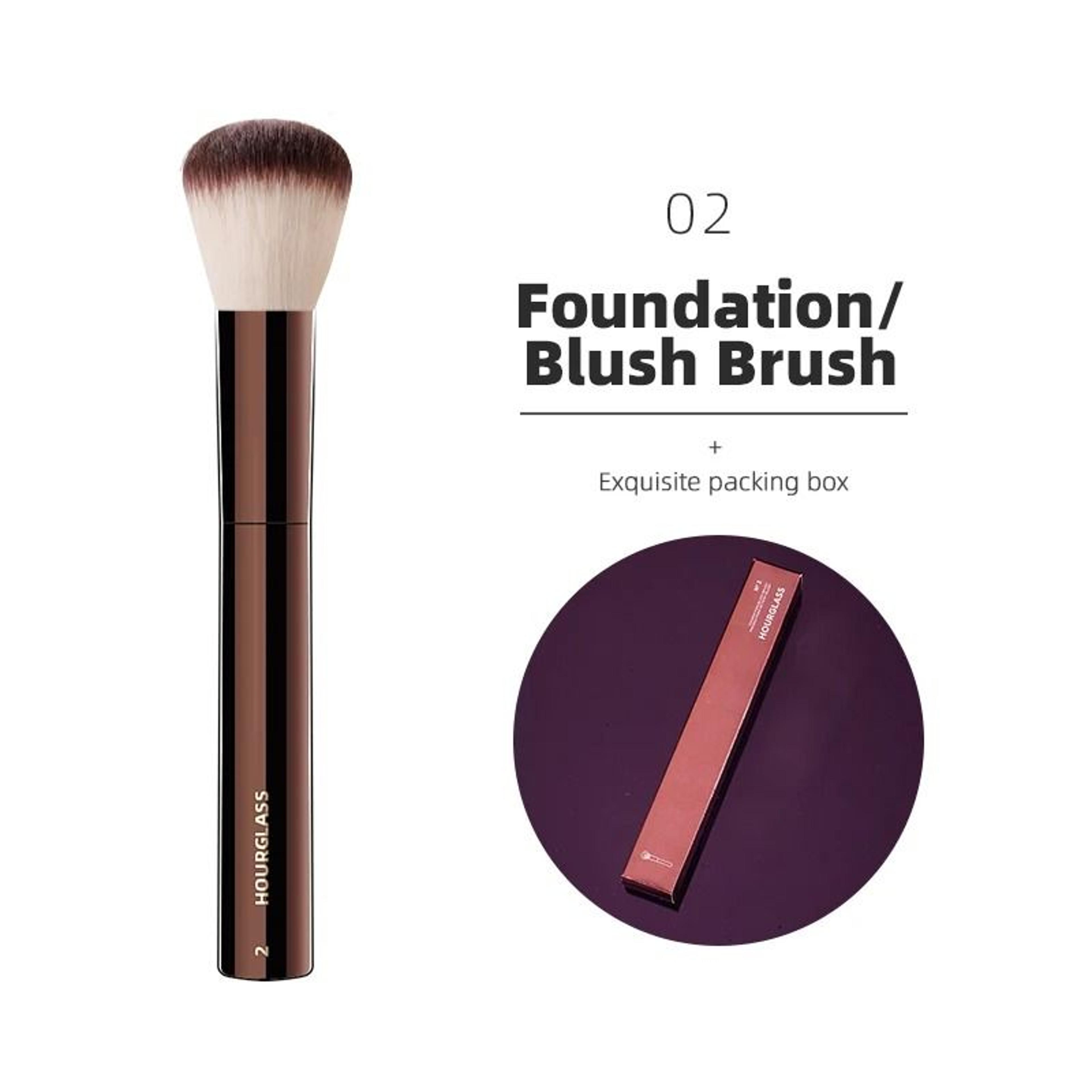 Hourglass Makeup Brush For Powder Foundation Concealer Blush Bronzer Eyeshadow 8