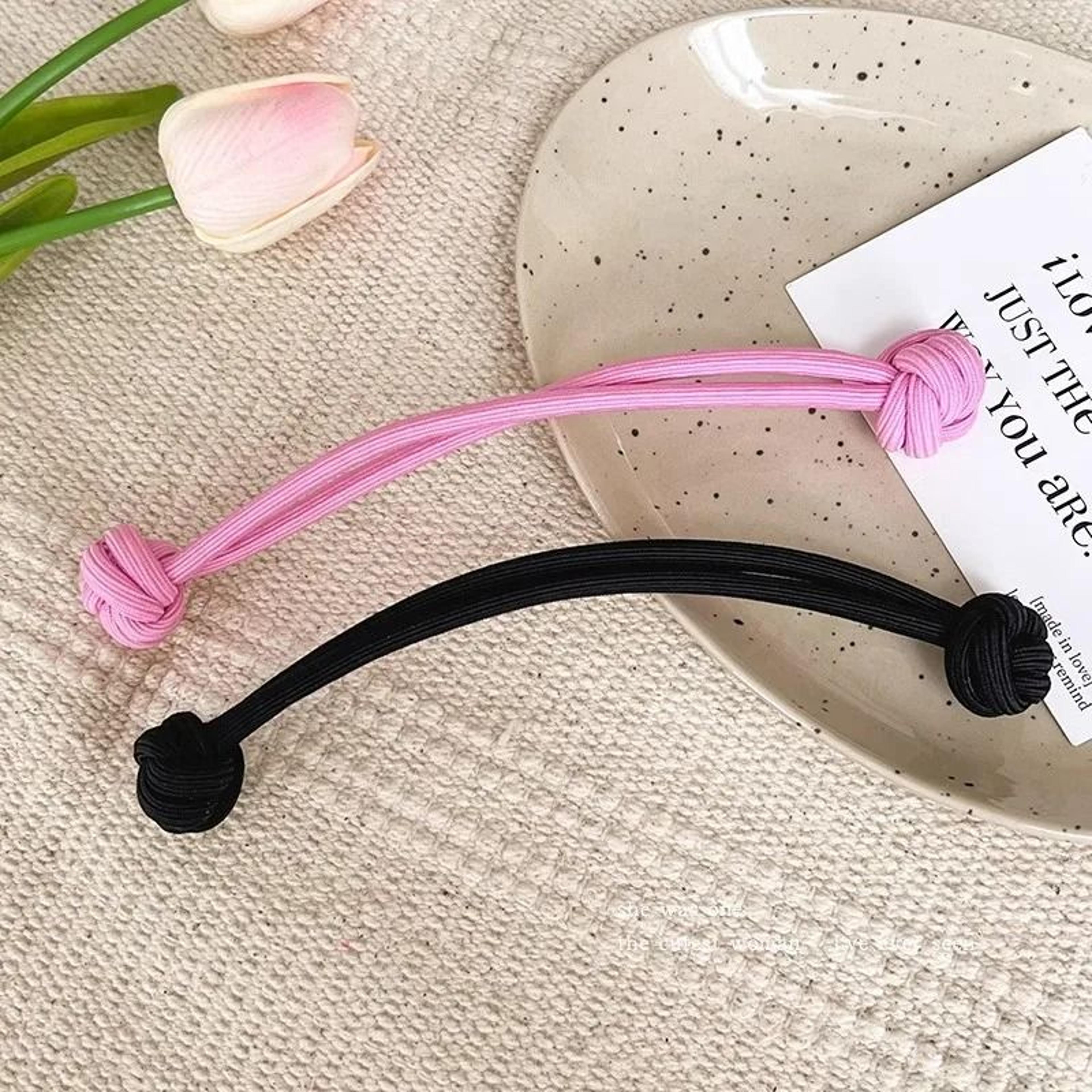 Simplicity Stretch Rubber Hair Ties For Women High Elasticity Fashion Girl Head Rope Scrunchie Hair 2
