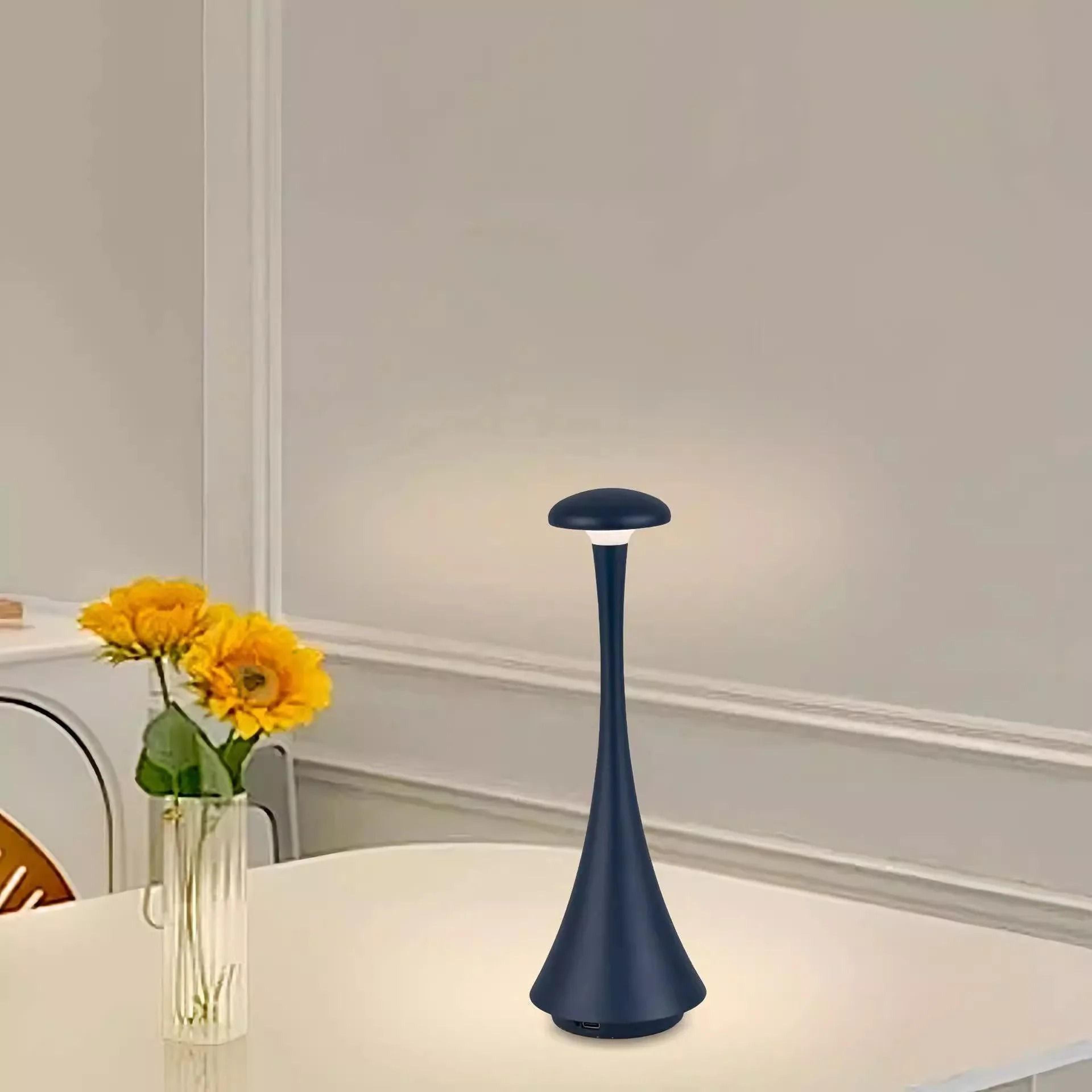 Night Lamp Rechargeable Wireless Touch Lamp Creative Desk Lamp USB C Bedroom Atmosphere Light 2