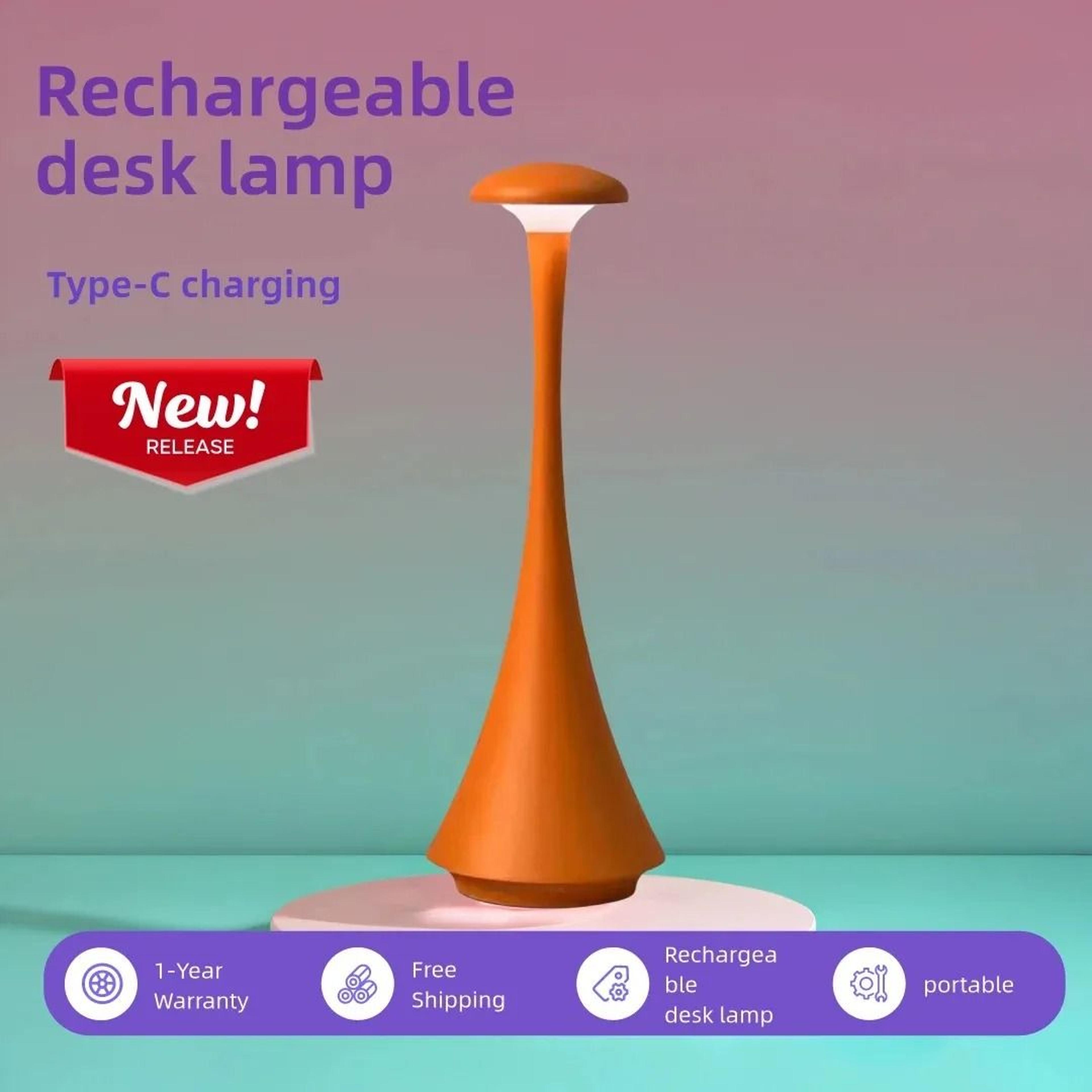 Night Lamp Rechargeable Wireless Touch Lamp Creative Desk Lamp USB C Bedroom Atmosphere Light 4