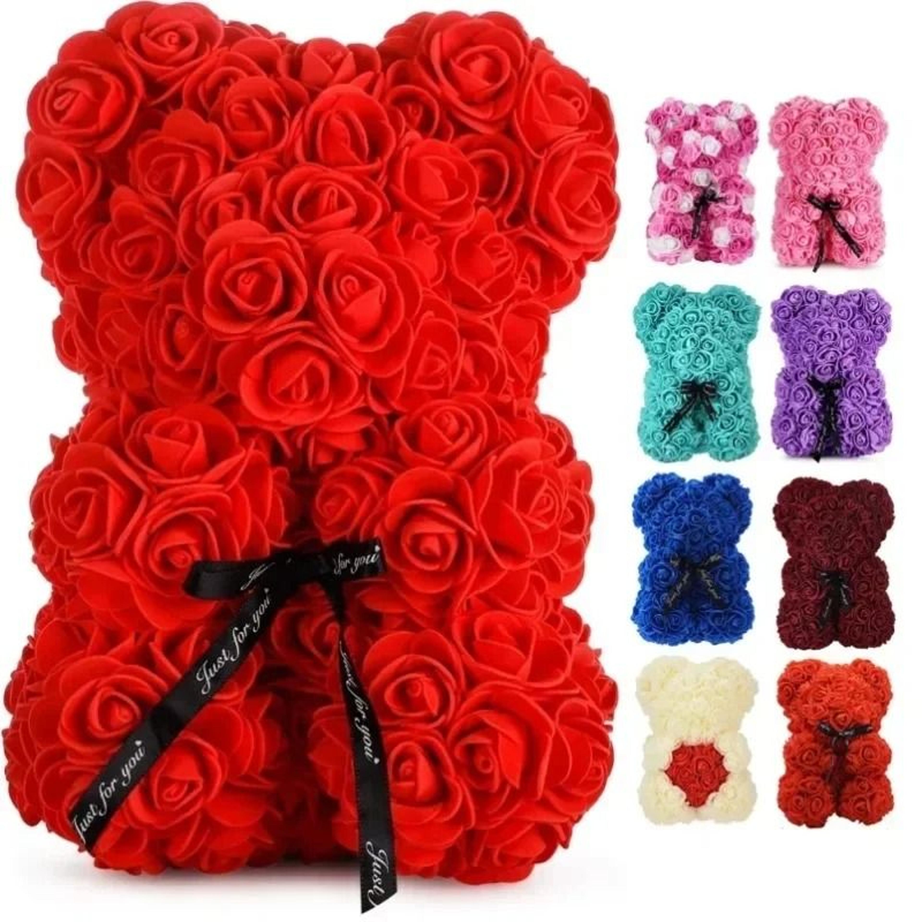 Artificial Rose Teddy Bear Gift For Mom And Special Occasions 1