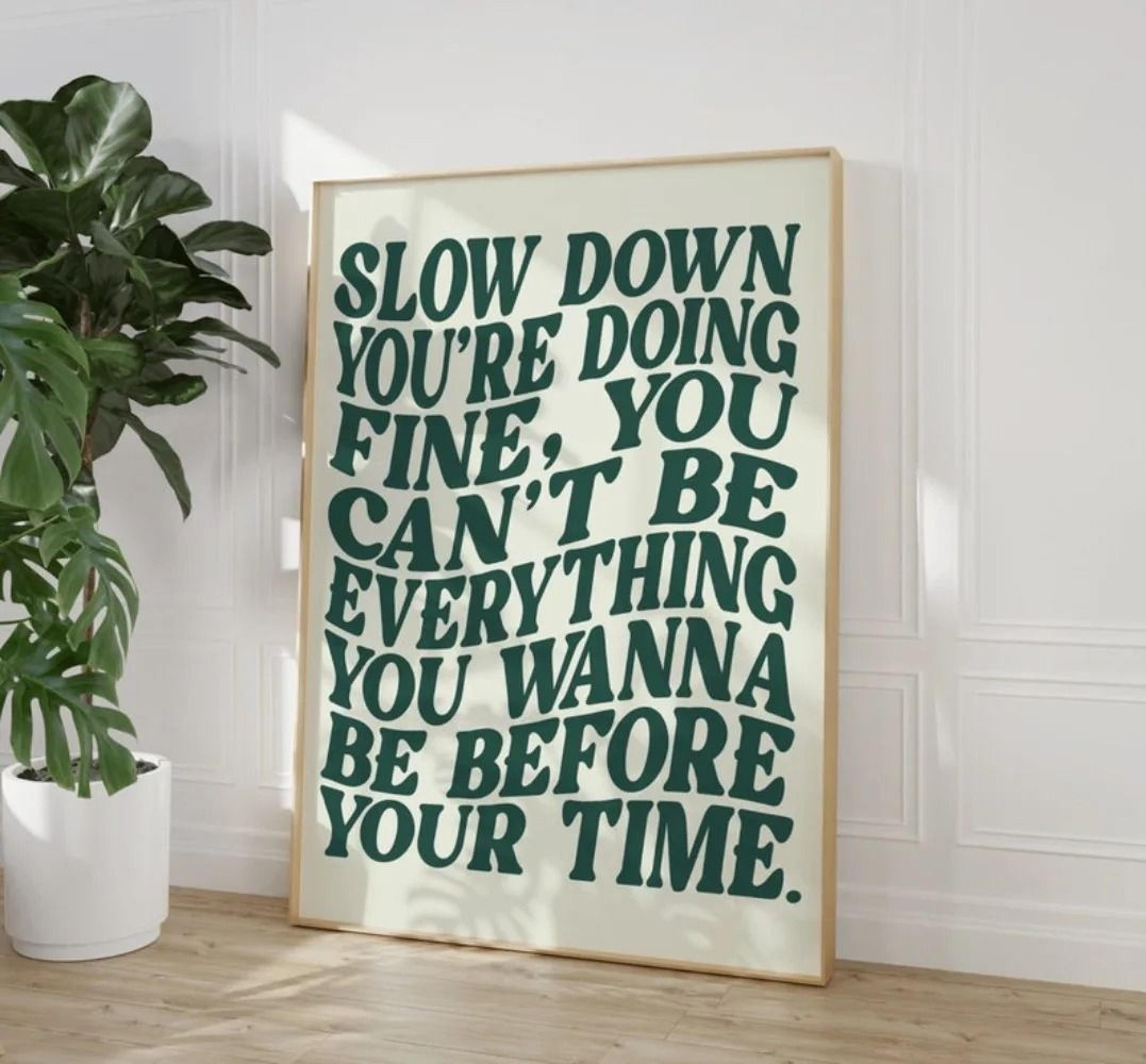 Song Lyrics Music Wall Art Canvas Retro Disco Pop 70s Poster 1