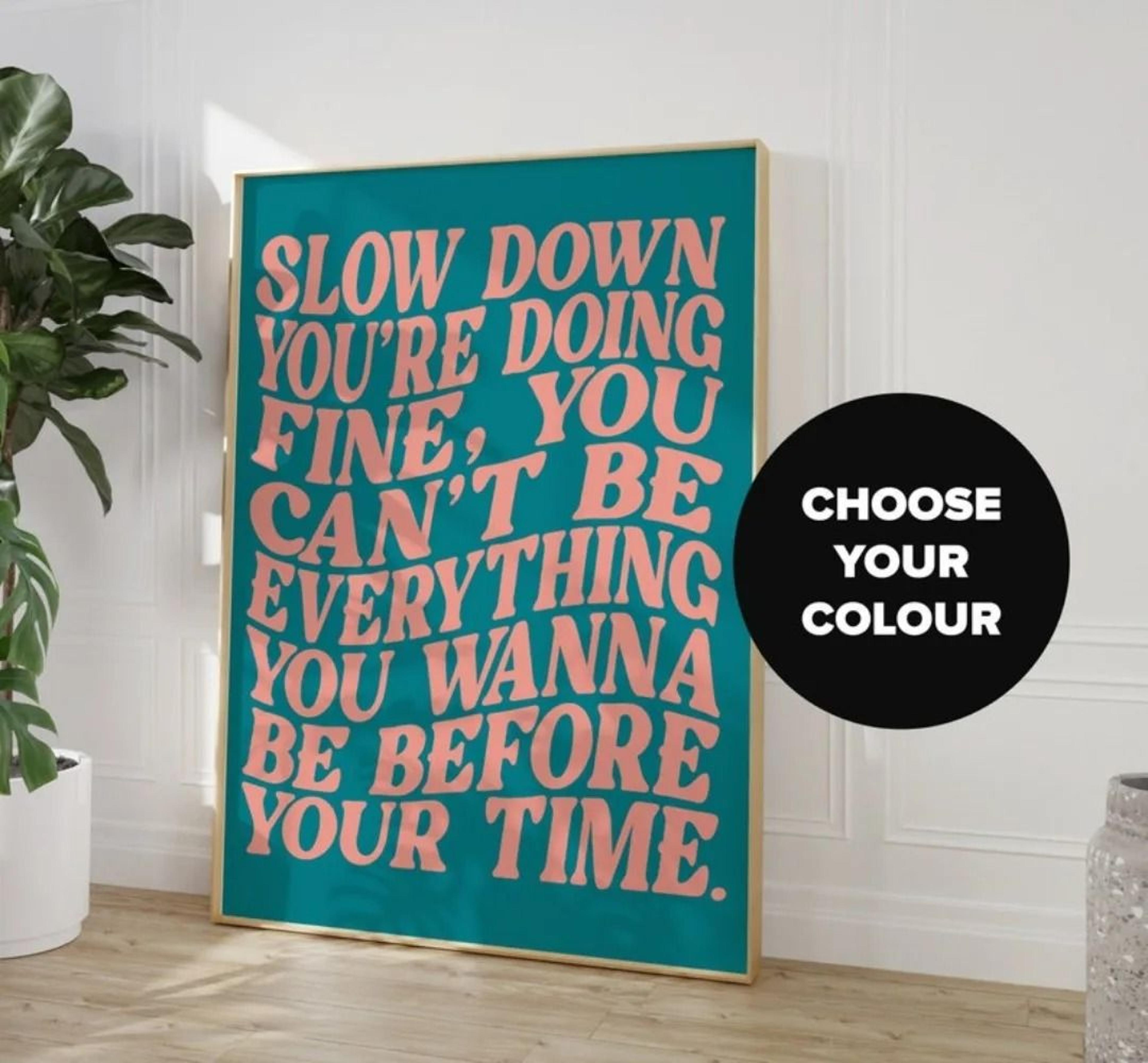 Song Lyrics Music Wall Art Canvas Retro Disco Pop 70s Poster 2