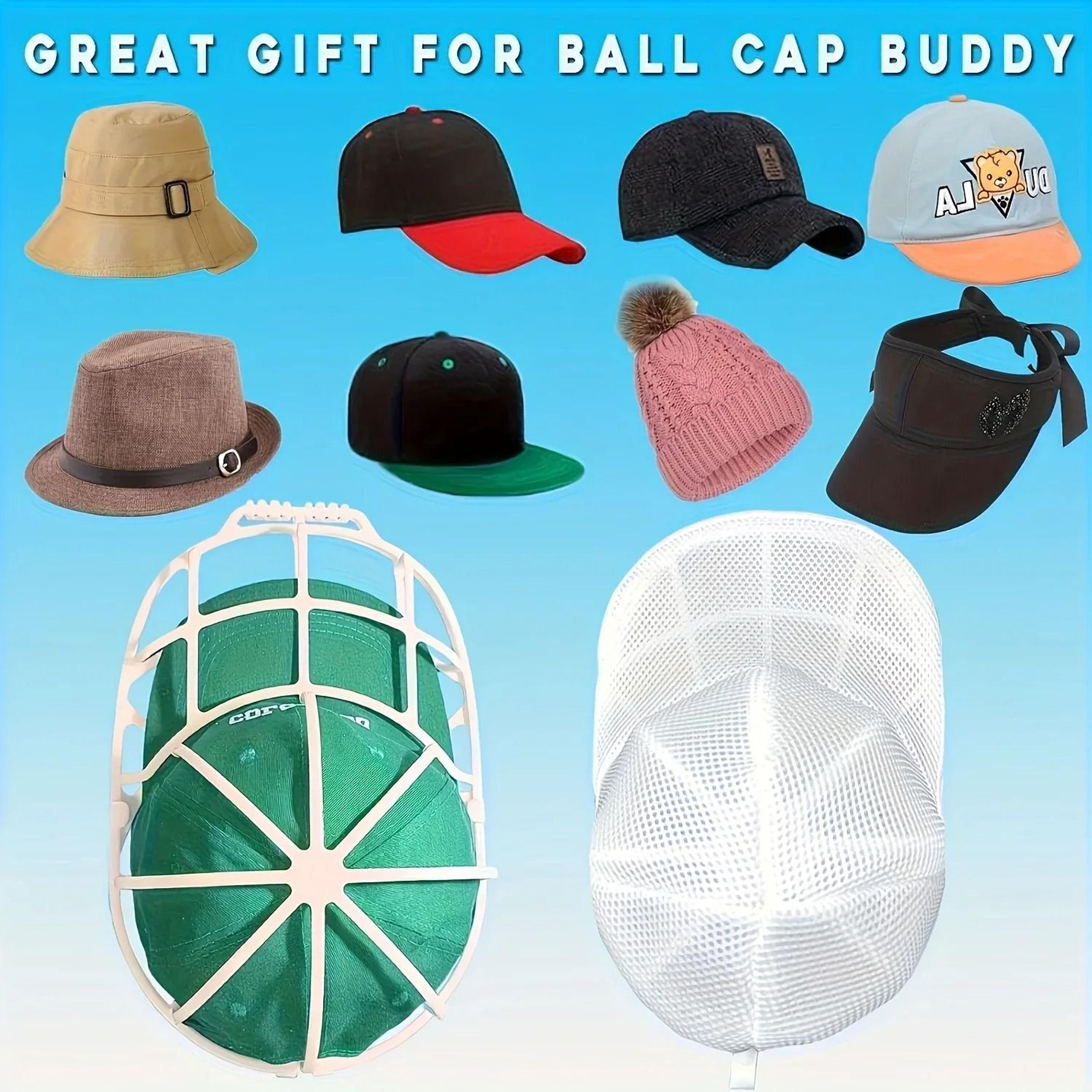 Hat Cleaner Cage With Mesh Bag For Washing Machine Baseball Cap Protector 5