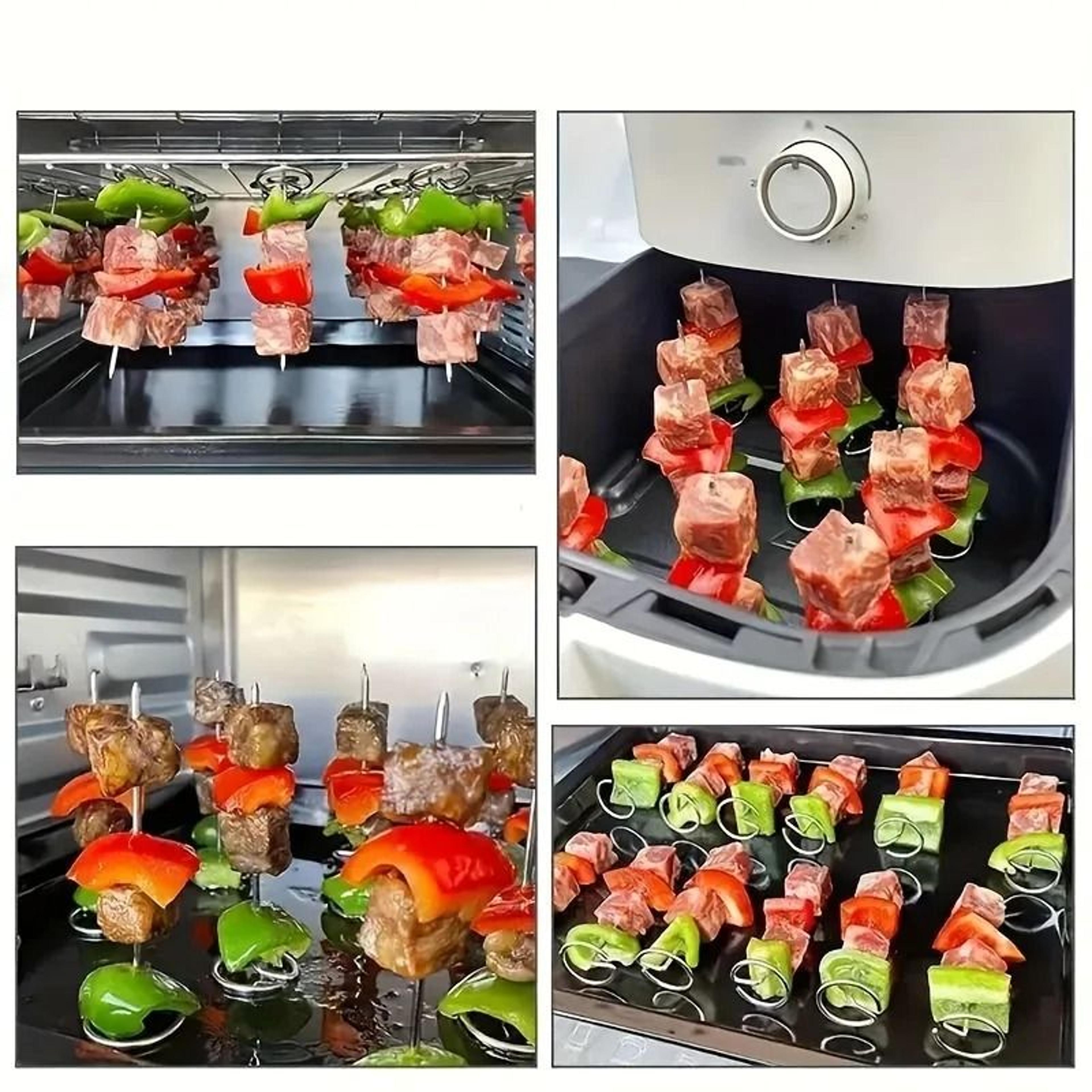 Stainless Steel Skewer Set For Air Fryers Ovens And Vertical Grills 1
