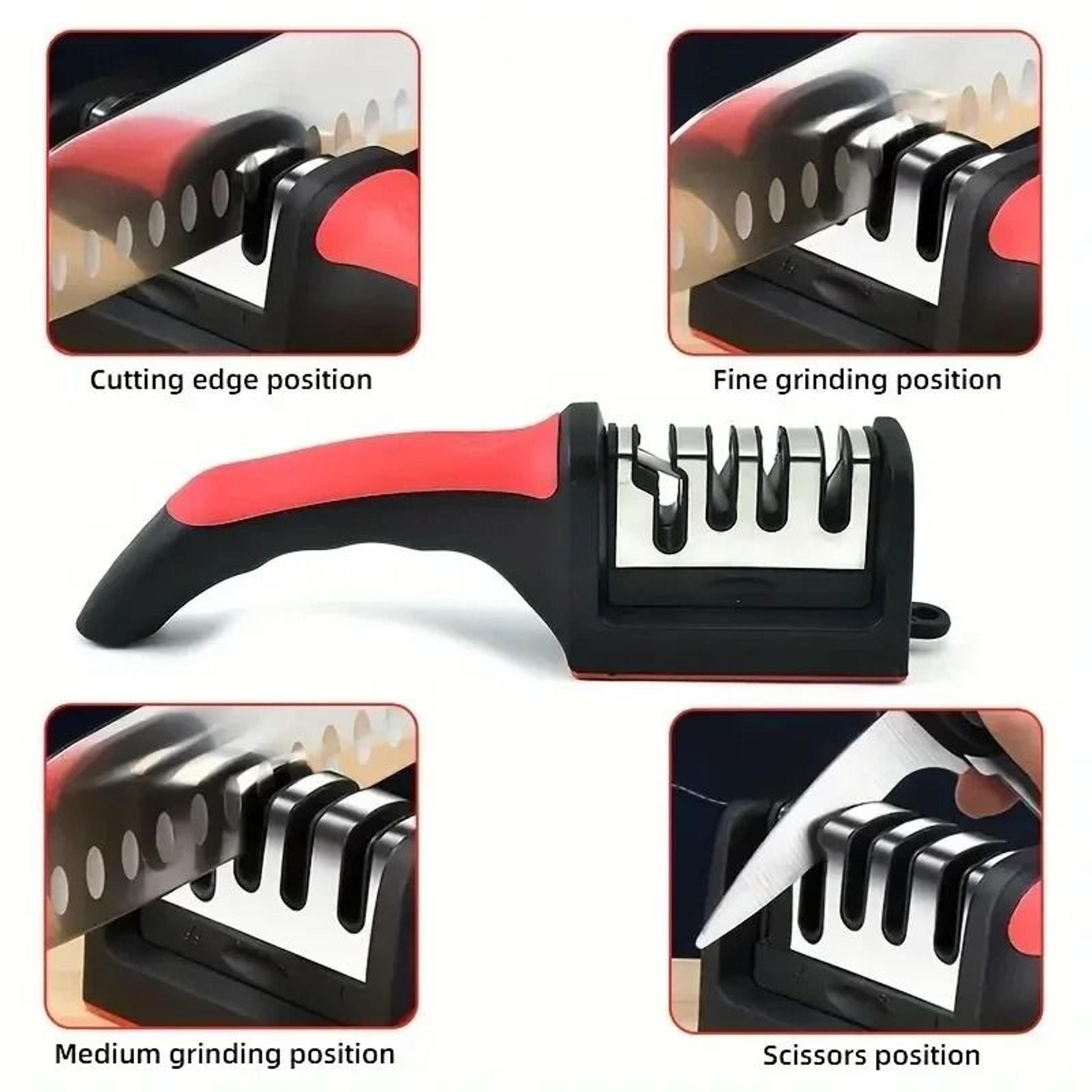 Three Stage Knife Sharpener For Kitchen Knives And Cutting Tools 3
