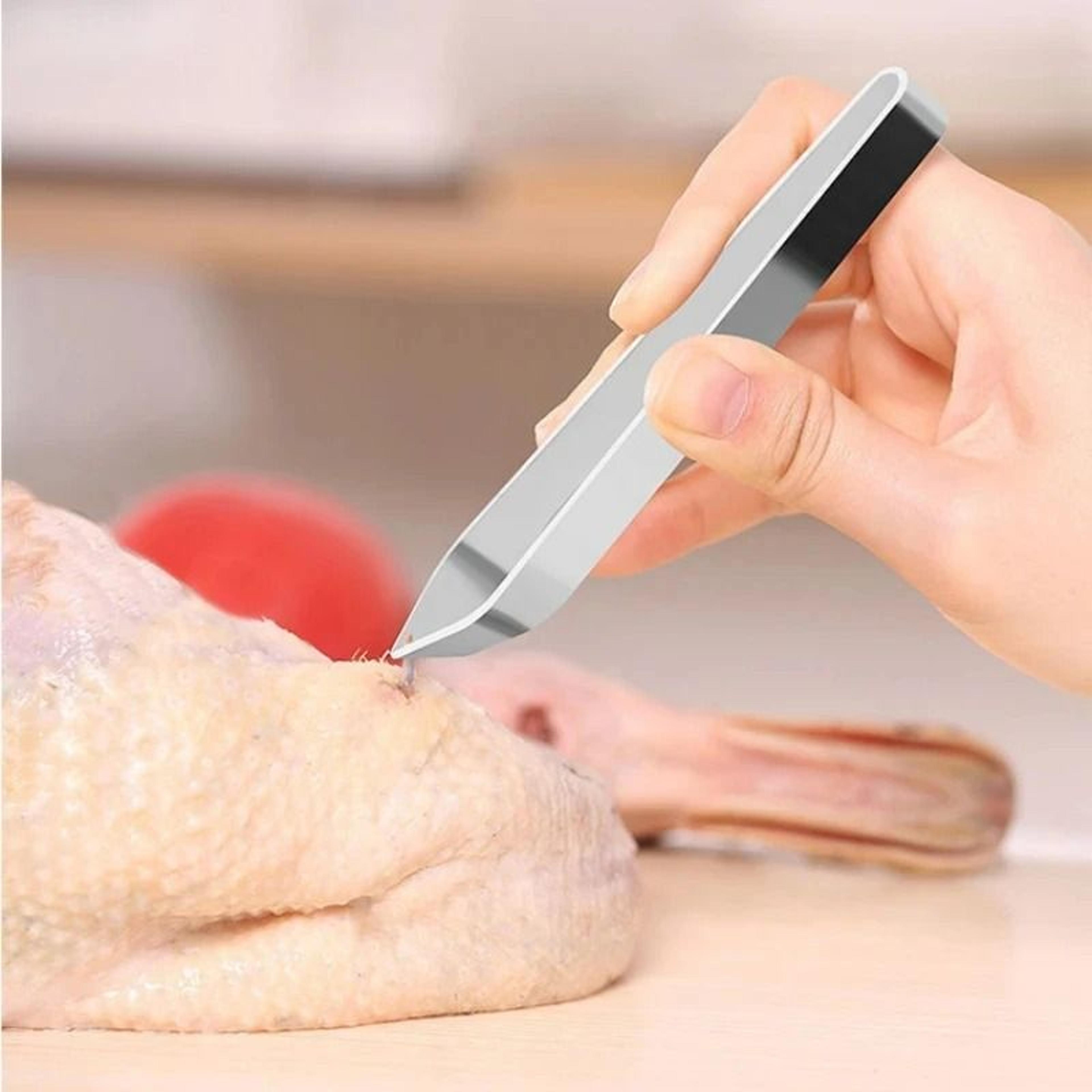 Stainless Steel Fish Bone Tweezers And Plucking Clamp For Kitchen Use 4