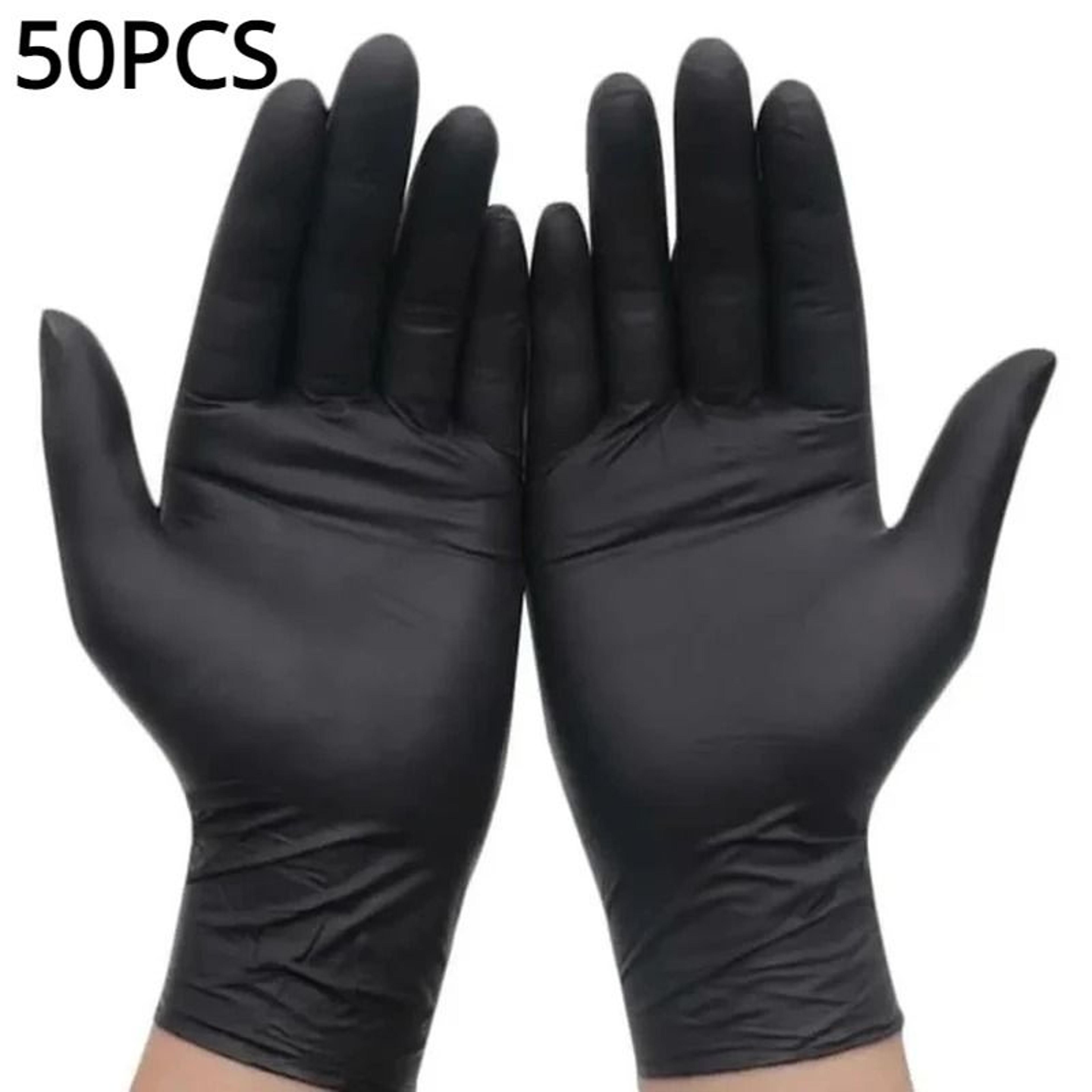 Black Nitrile Disposable Gloves For Cleaning Hairdressing And Daily Protection 7