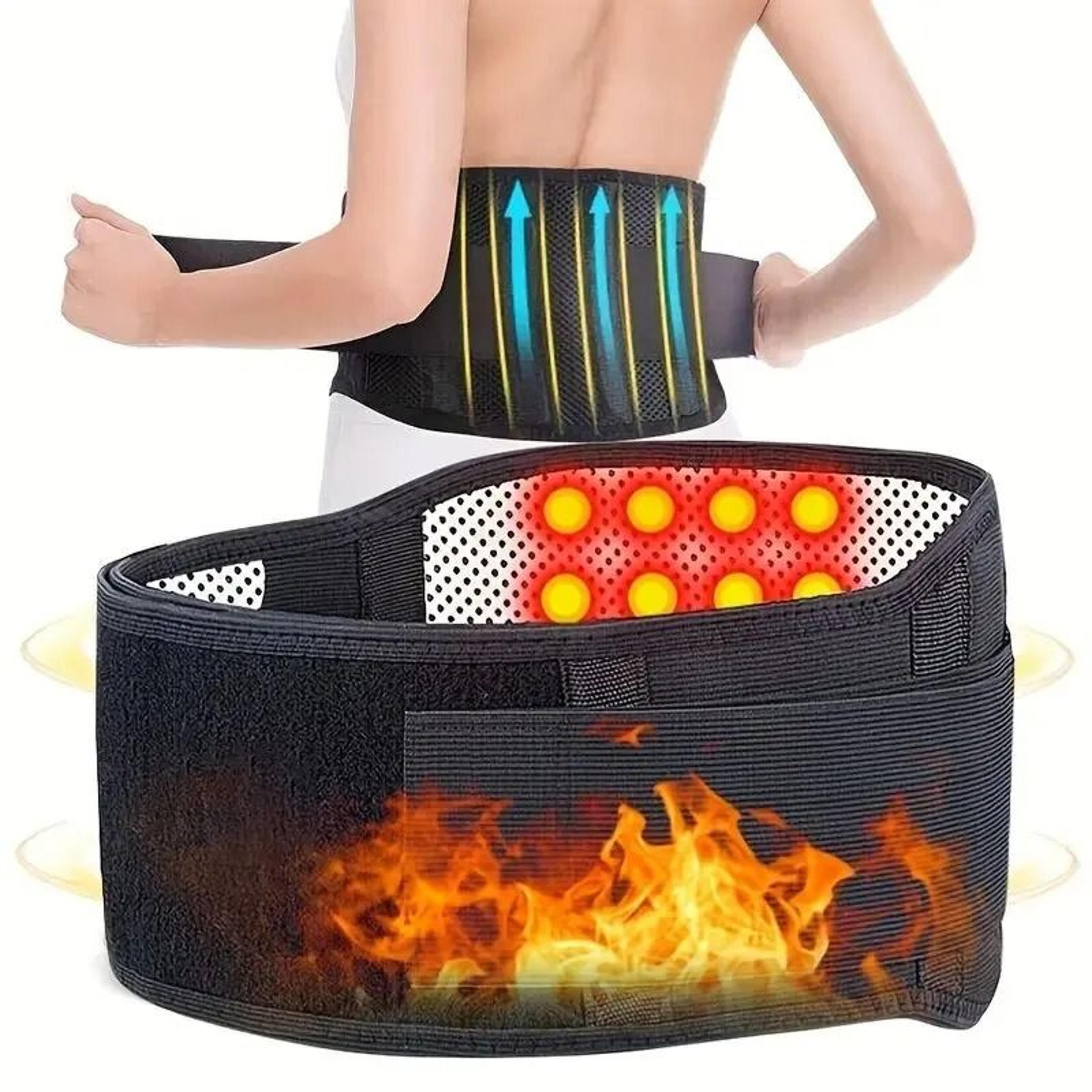 Adjustable Self Heating Lumbar Support Belt With Magnetic Back Support 0