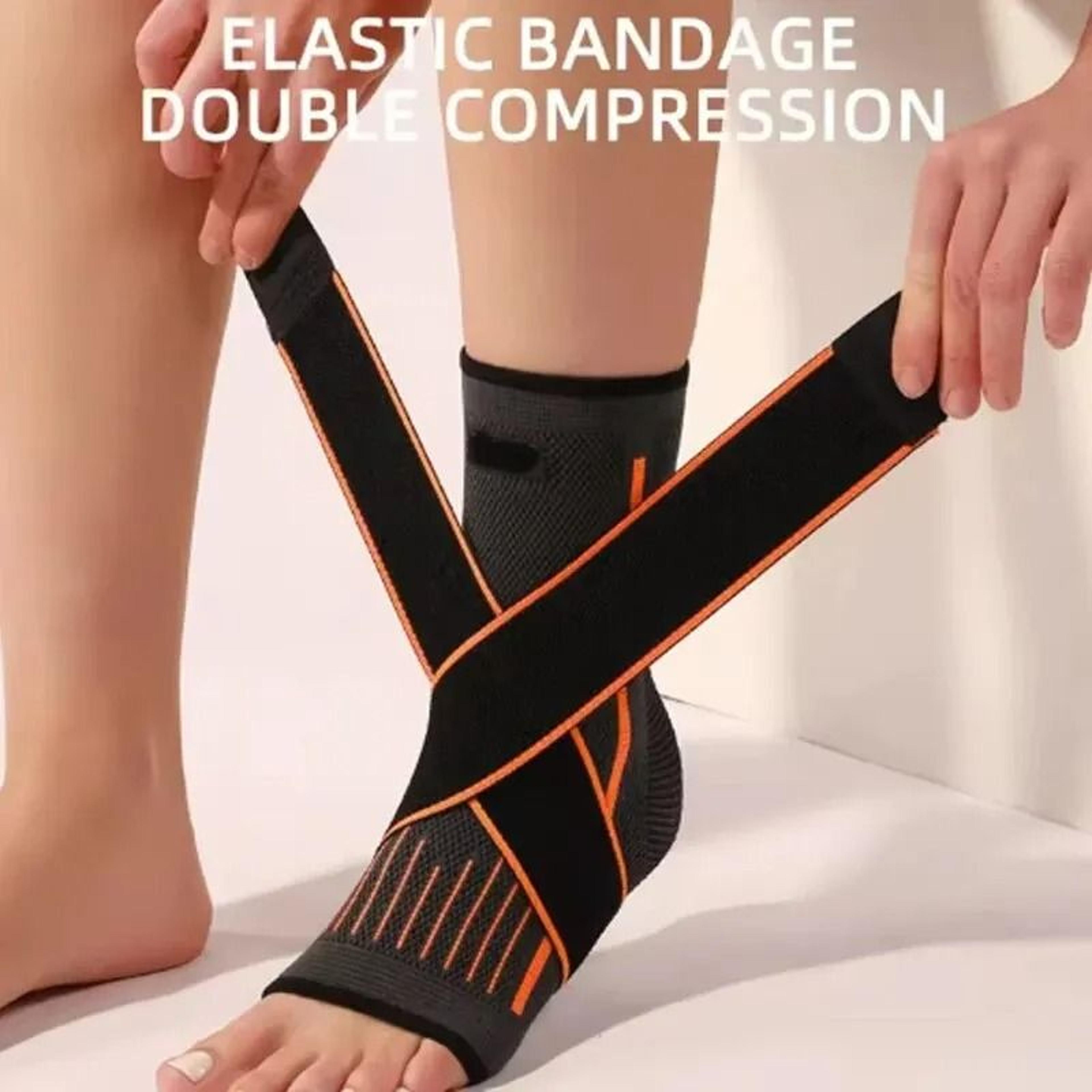 Adjustable Compression Ankle Support For Running Hiking And Sports Protection 5