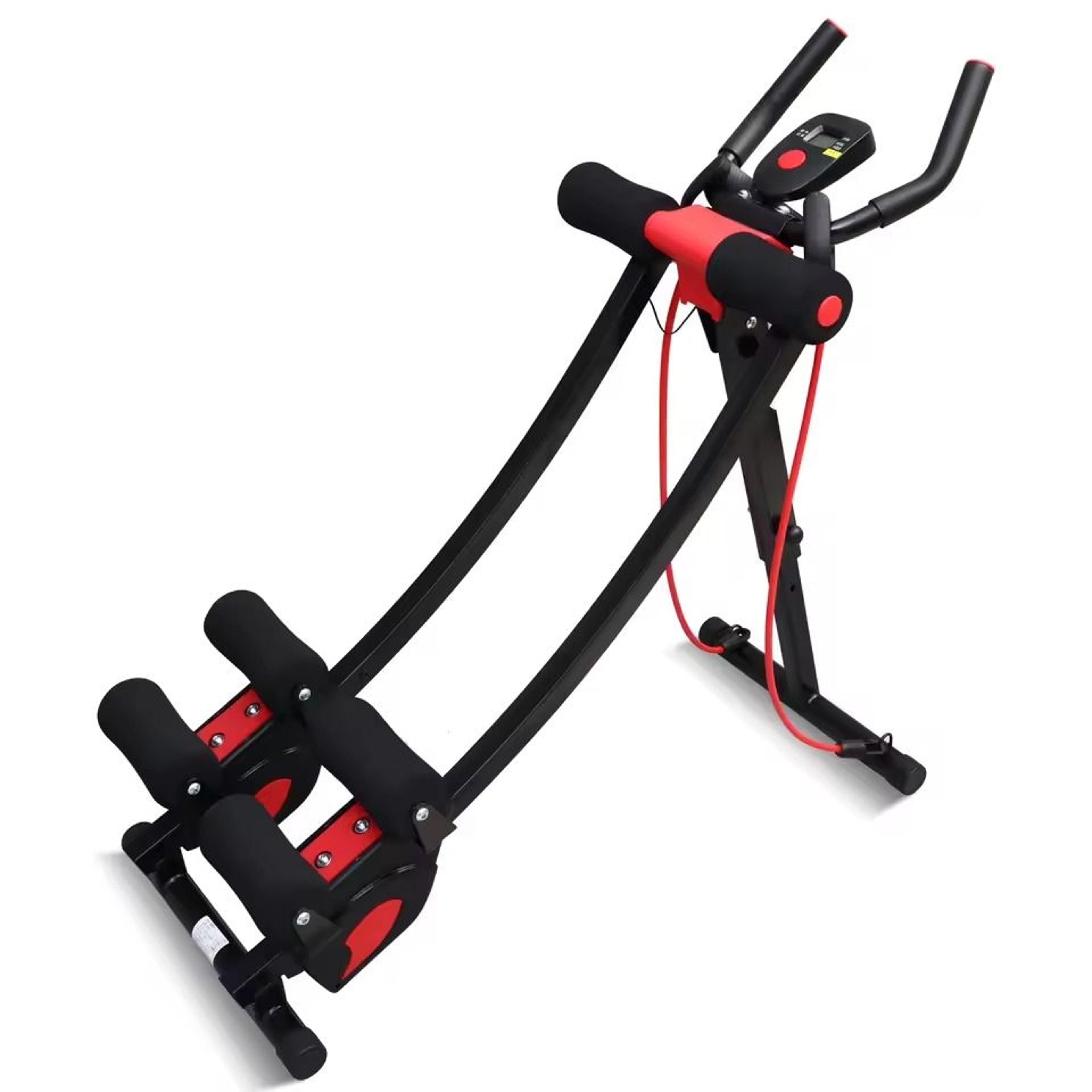 dual track fitness ab machine adjustable home ab cruncher and waist trainer
