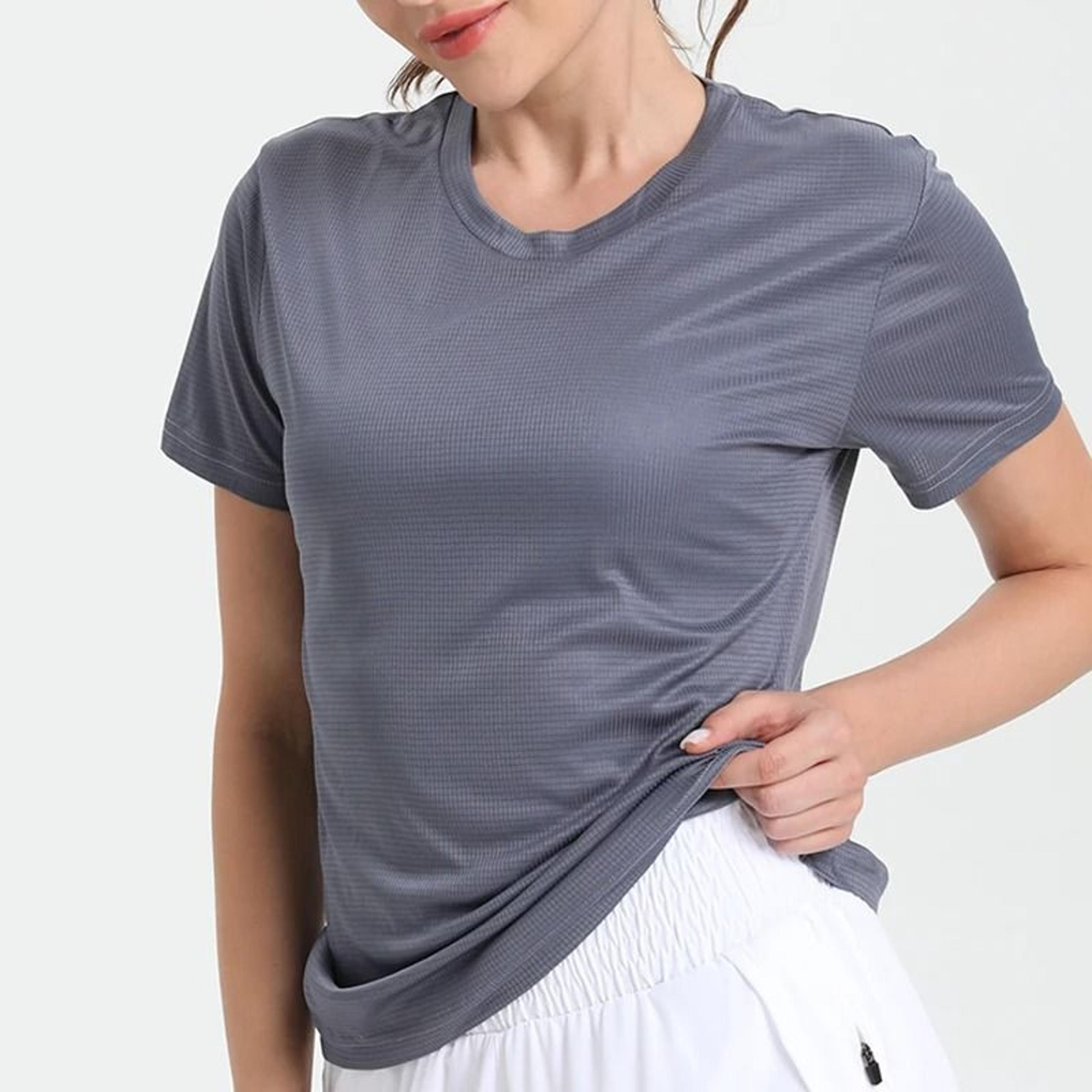 Womens Ultralight Quick Dry Sport T Shirt Breathable Running Gym Compression Shirt 7