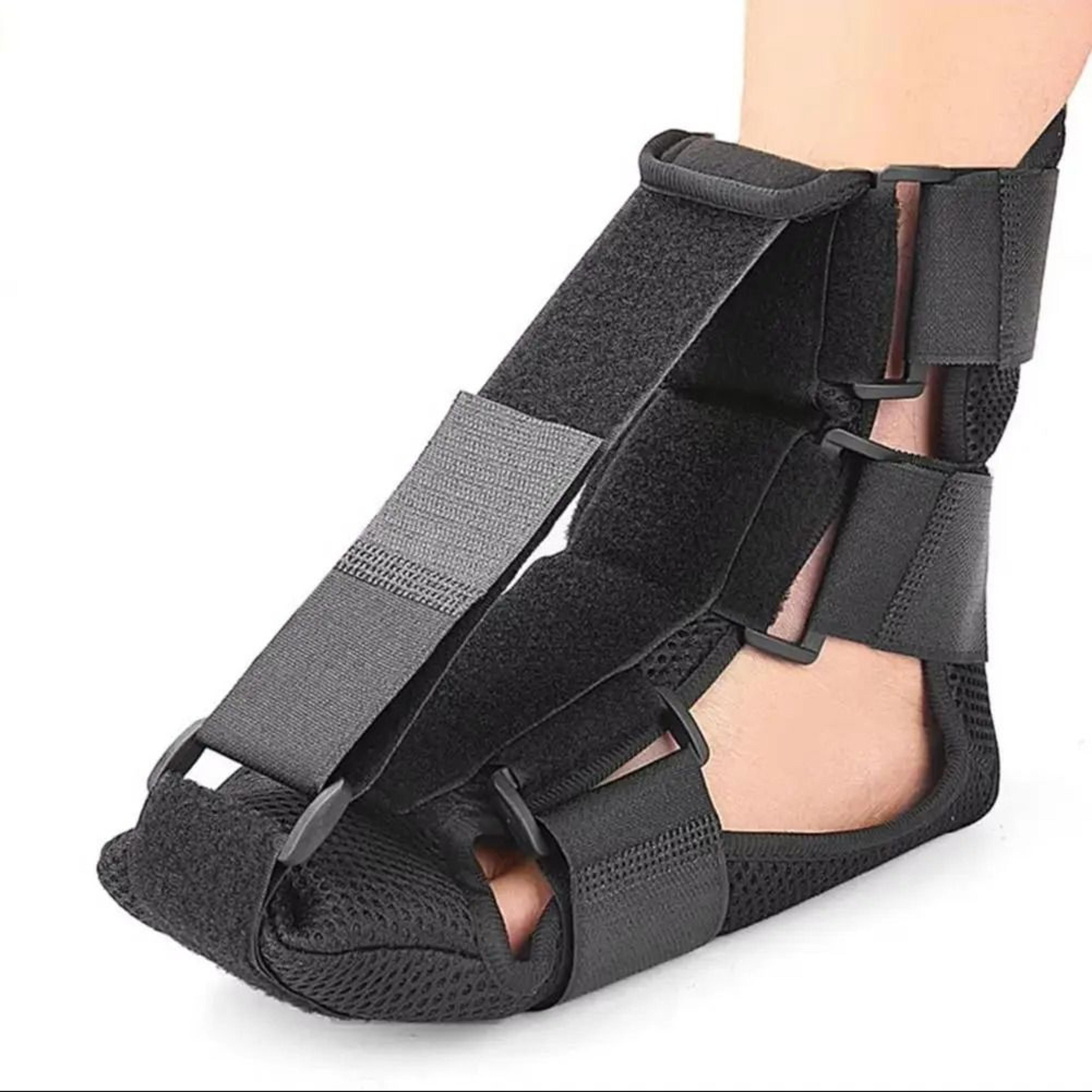 Plantar Fasciitis Night Splint Foot Drop Ankle Brace With Triple Buckle Support 0