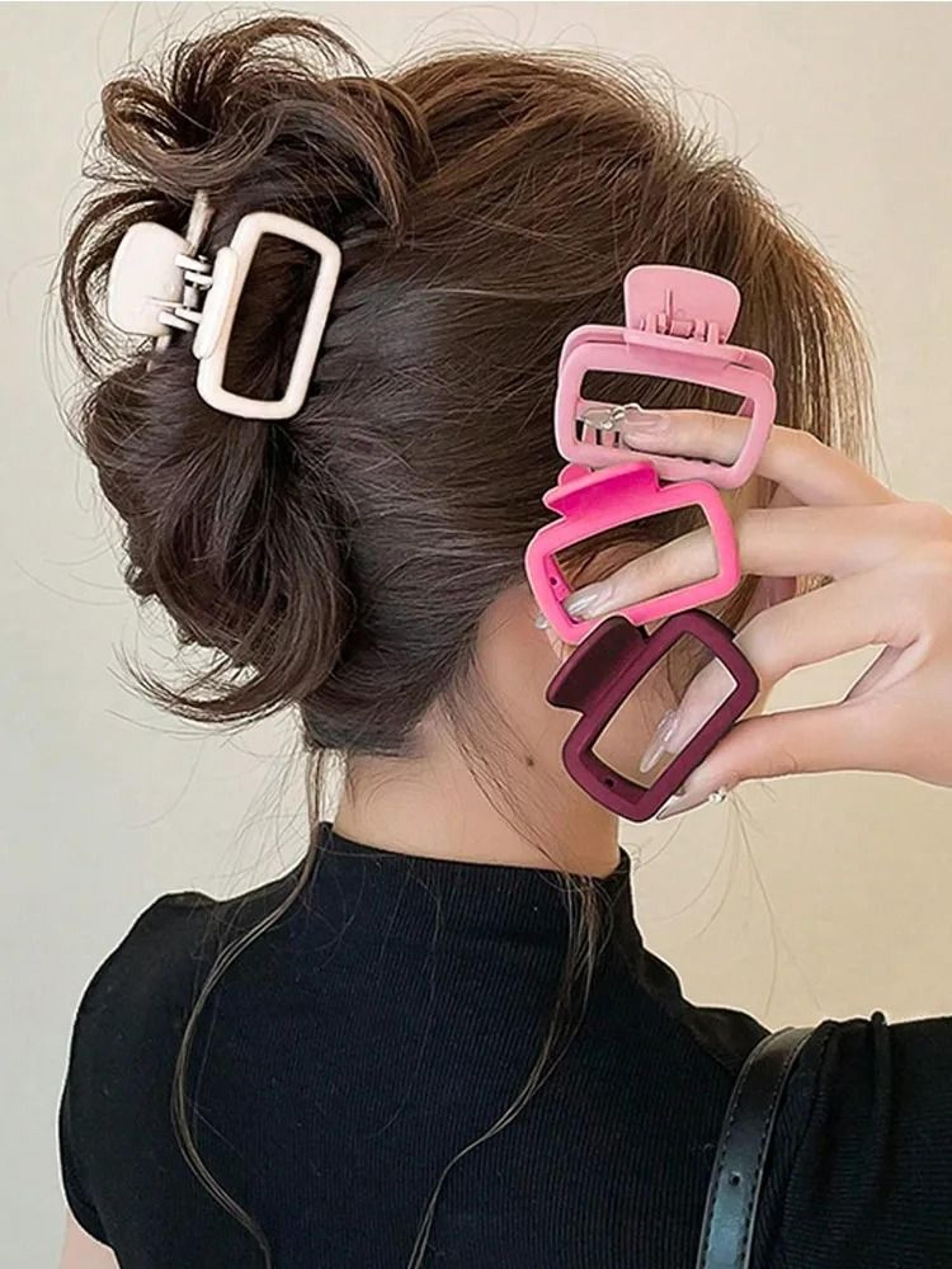 Lightweight Square Hair Claw Clip Set 2