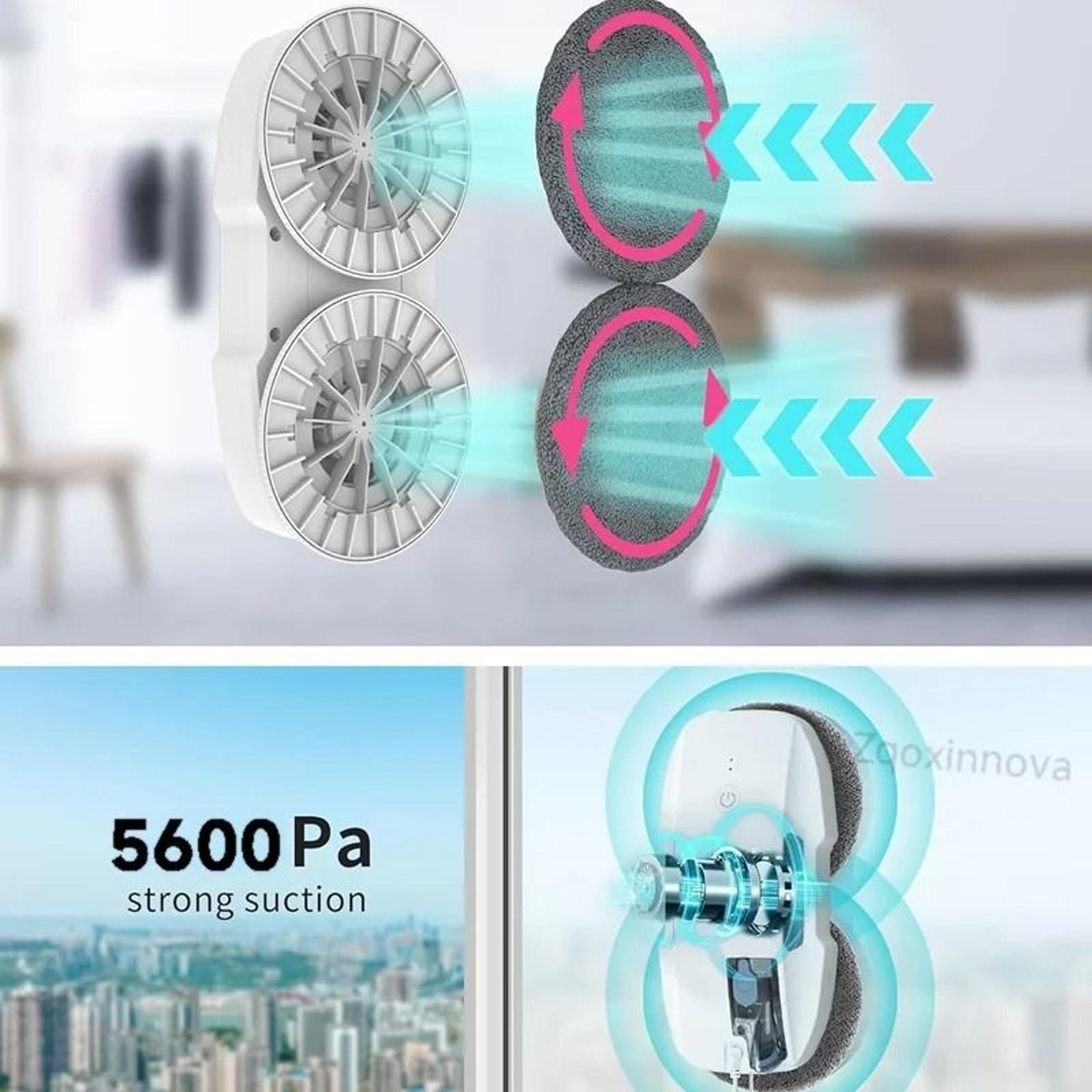 UPS System Robot Window Cleaner Vacuum Smart Home Appliance Auto Clean Glass Windows Washer 3