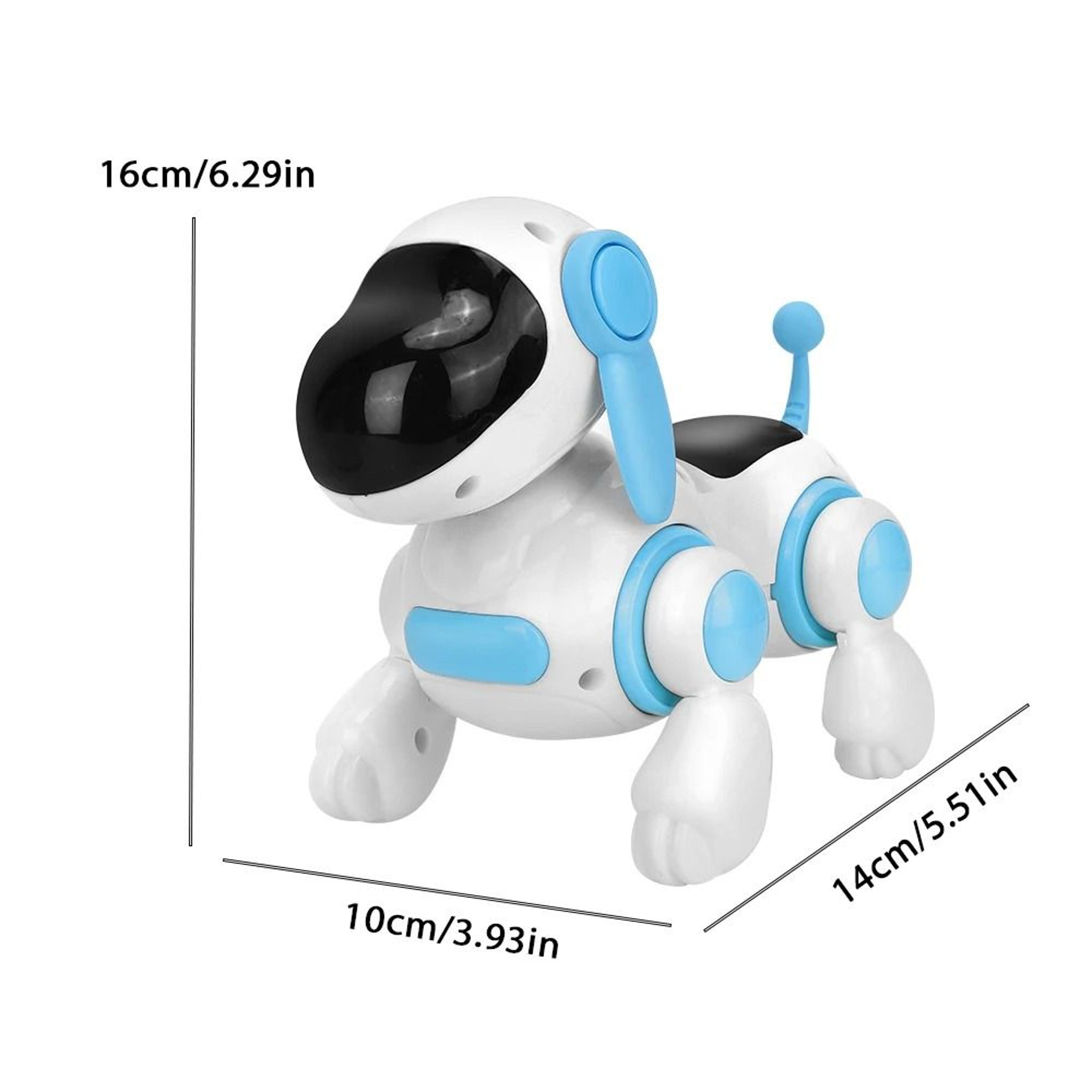 Smart Interactive Robotic Dog Toy With Lights Sound And Crawling Action 5