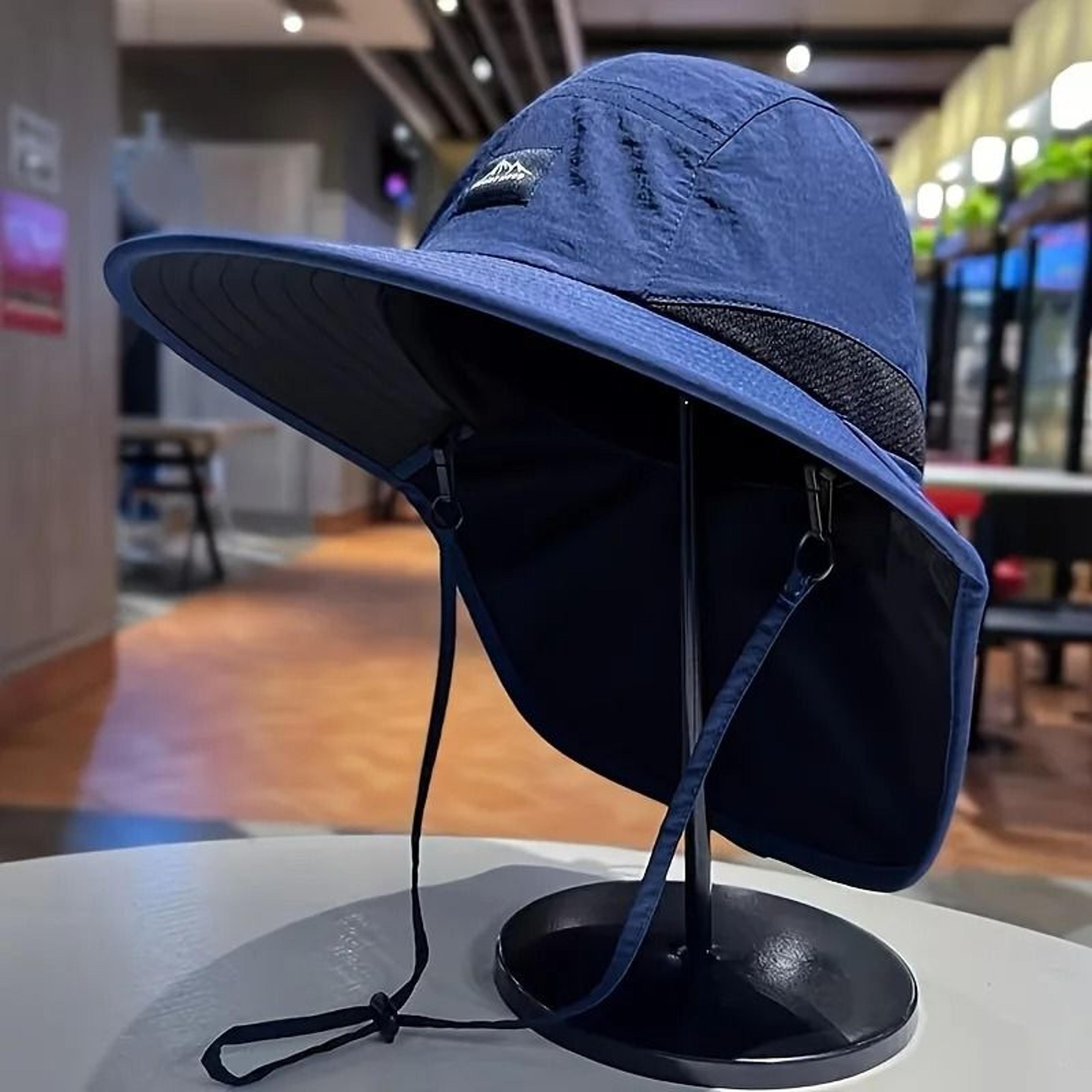 Outdoor Sun Protection Hat With Wide Brim And Adjustable Fit For Hiking And Camping 2