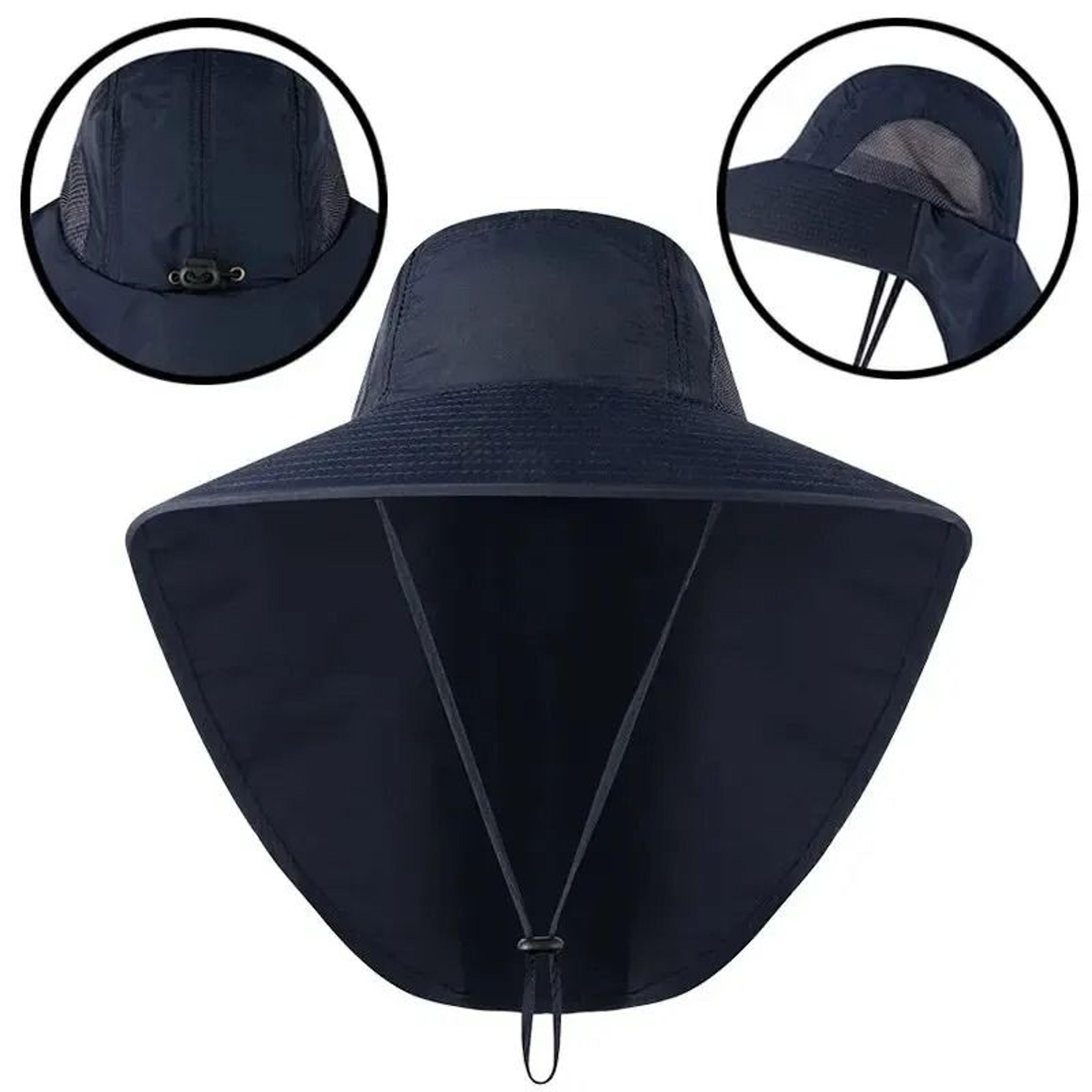 Wide Brim Sun Defender Hat With Cooling Neck Guard For Hiking And Fishing 9