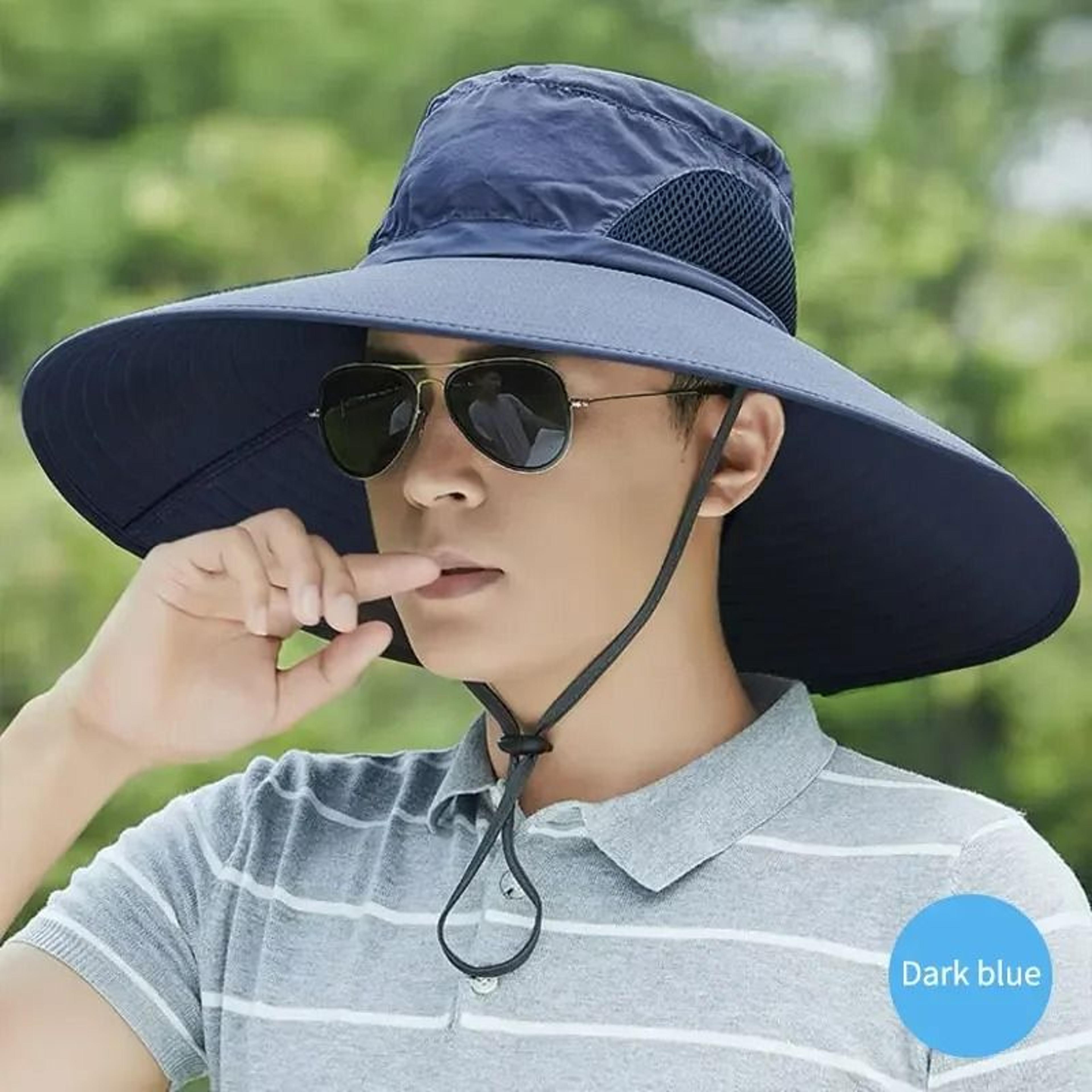 Extra Wide Brim Sun Protection Hat For Men And Women With Breathable Mesh 8