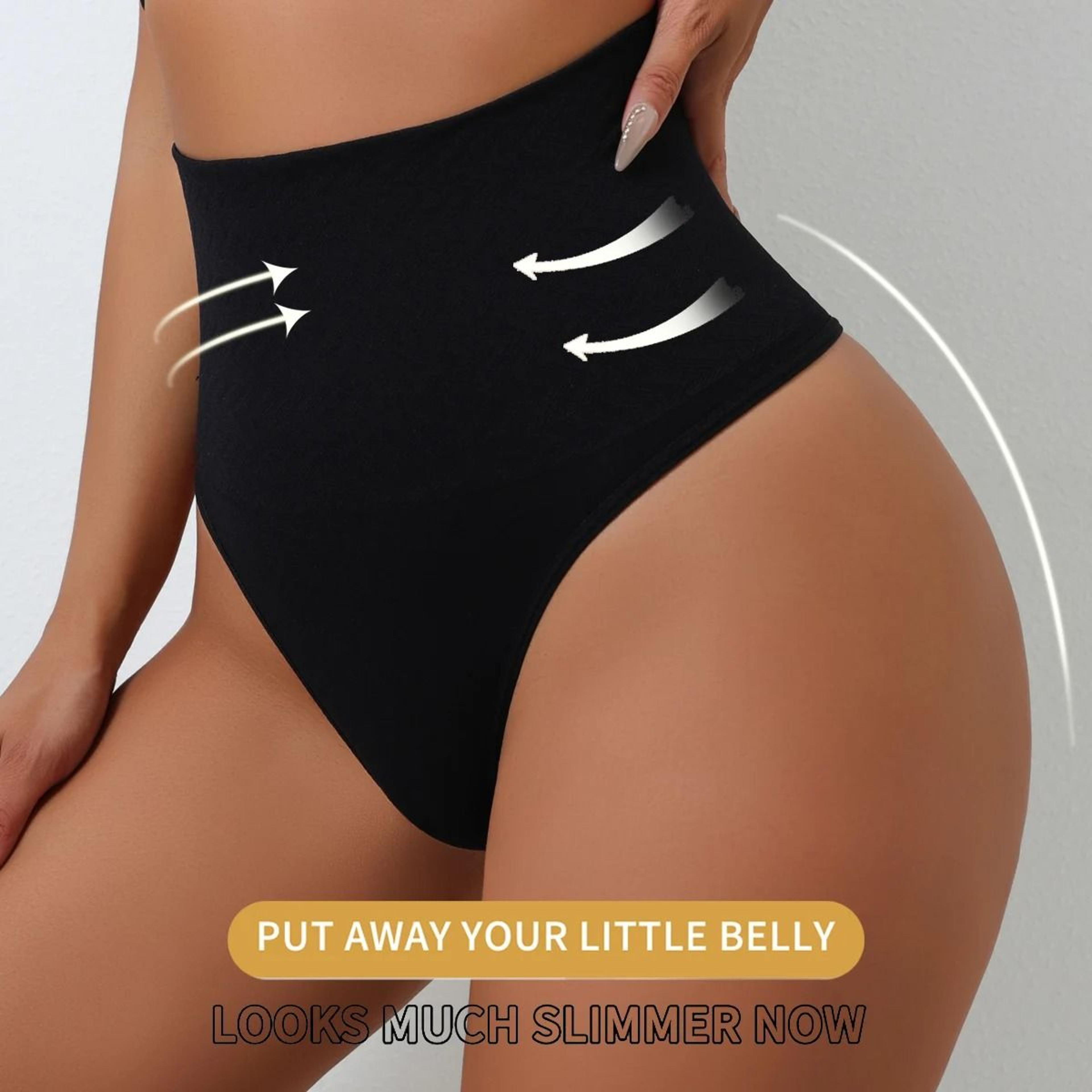 High Waist Seamless Women Thong Shaping Panty Tummy Control Underwear 1