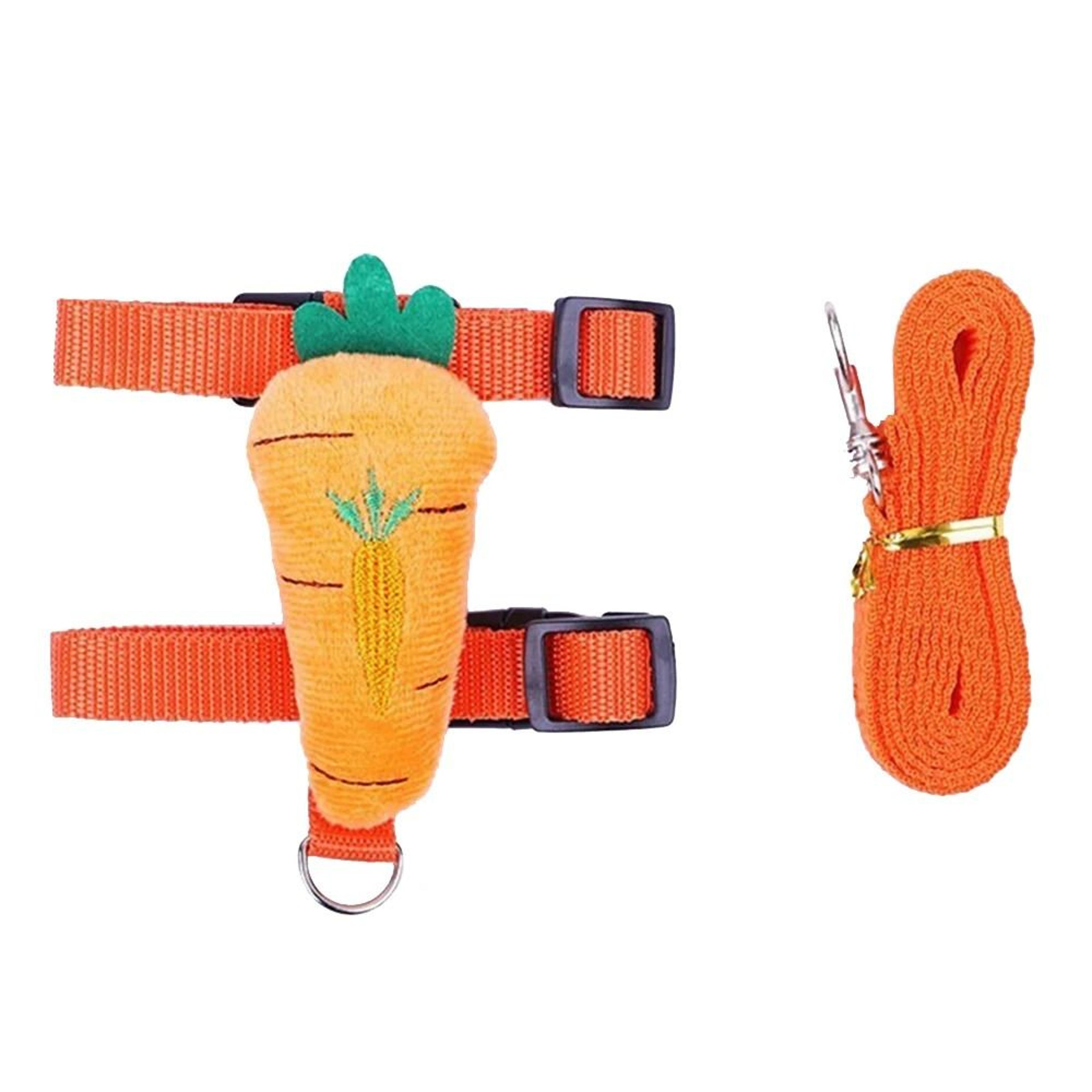 Rabbit Cat Harness And Leash Set Adjustable Pet Lead For Small Animals 6