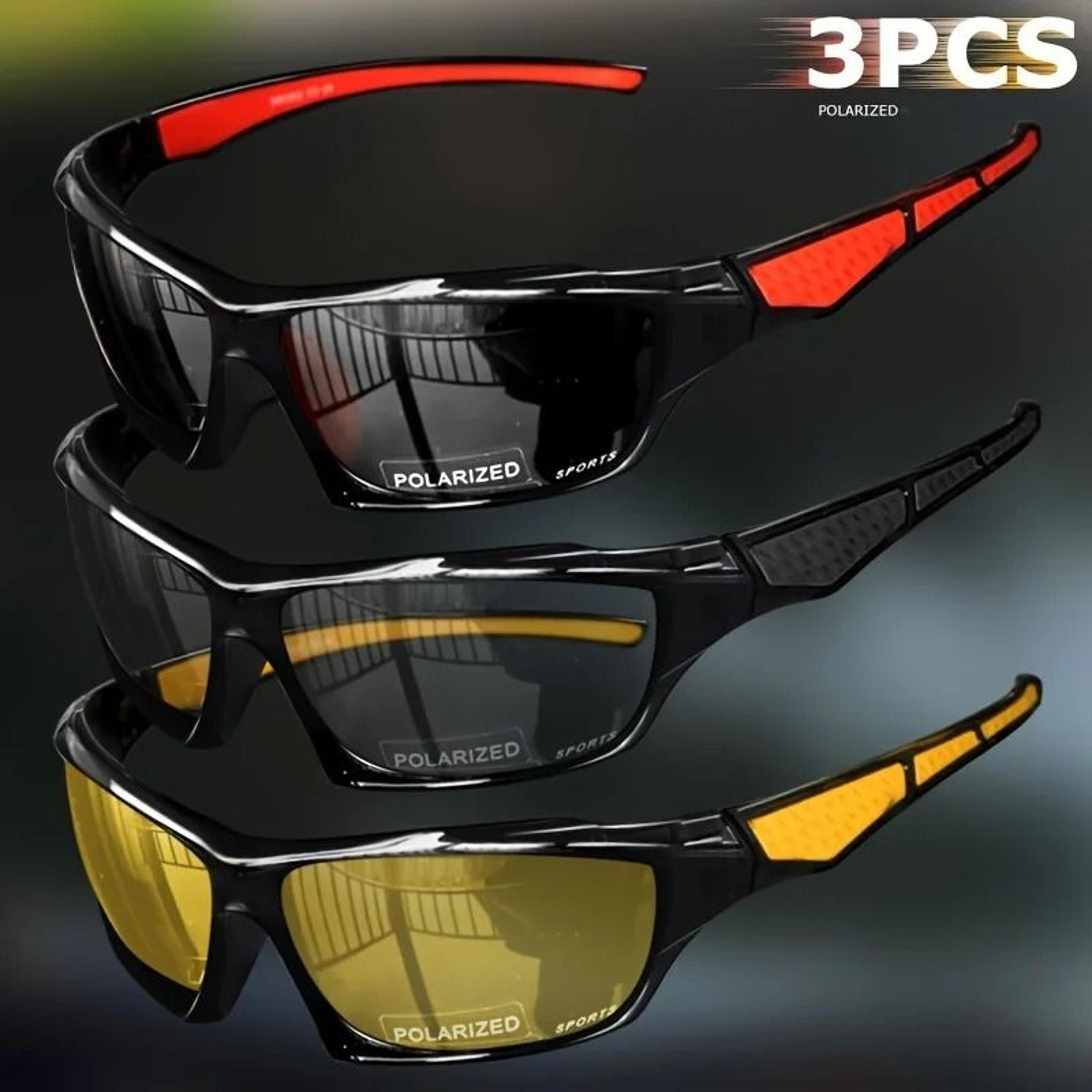 Sports Polarized Sunglasses Lightweight Night Vision For Men Cycling Driving Fishing 12