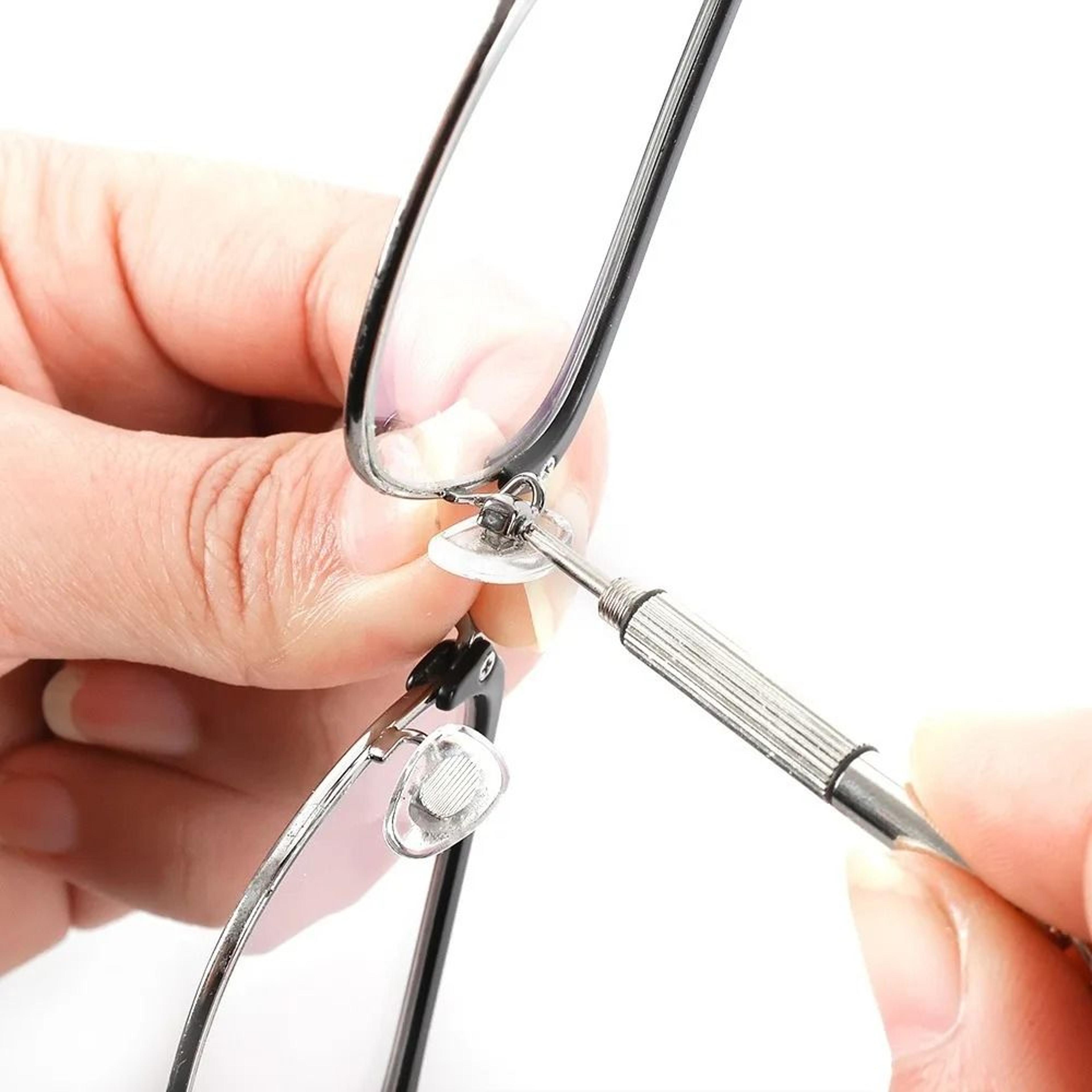 Steel Glasses Screwdriver Keychain Portable Precision Eyeglass And Watch Repair Tool 1