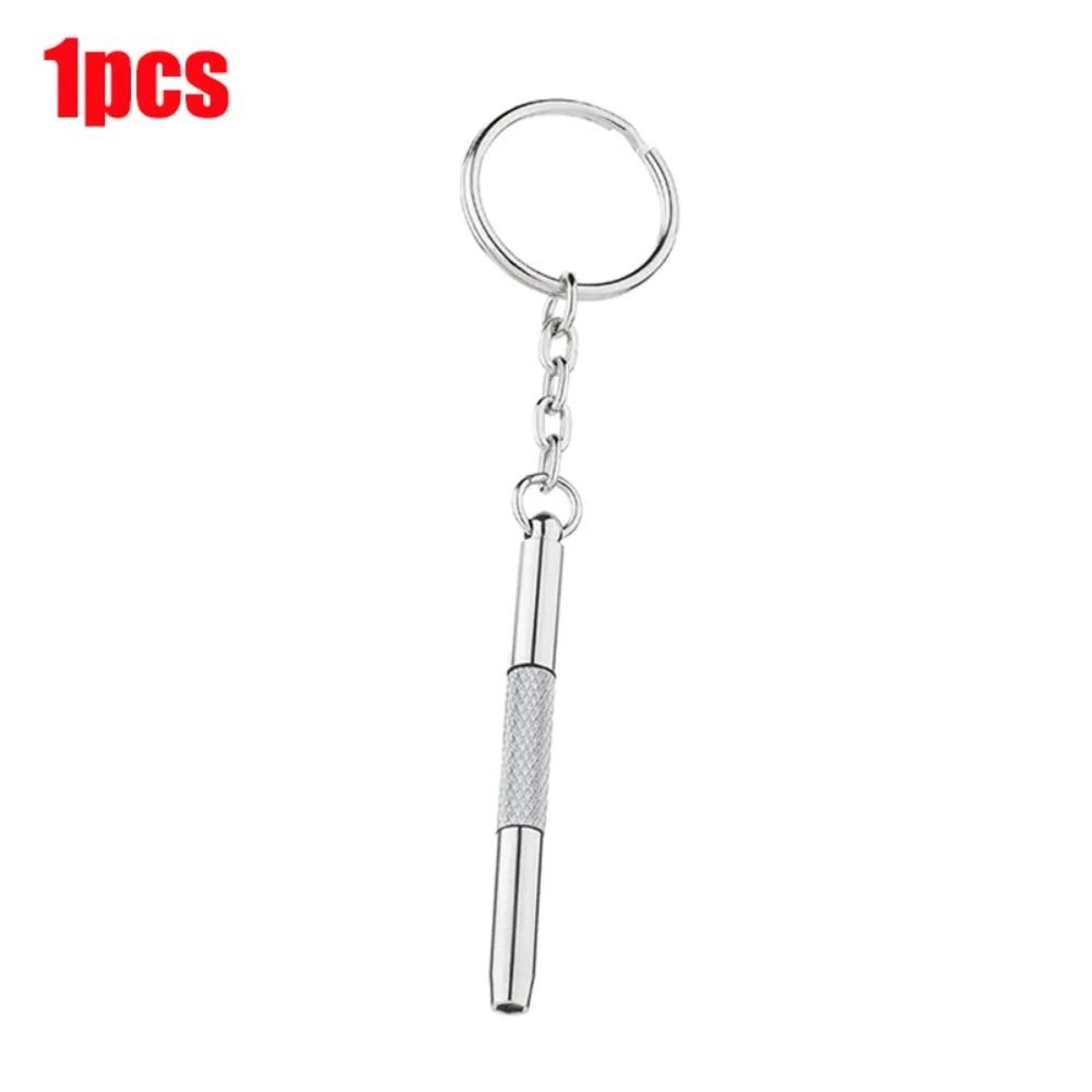 Steel Glasses Screwdriver Keychain Portable Precision Eyeglass And Watch Repair Tool 7