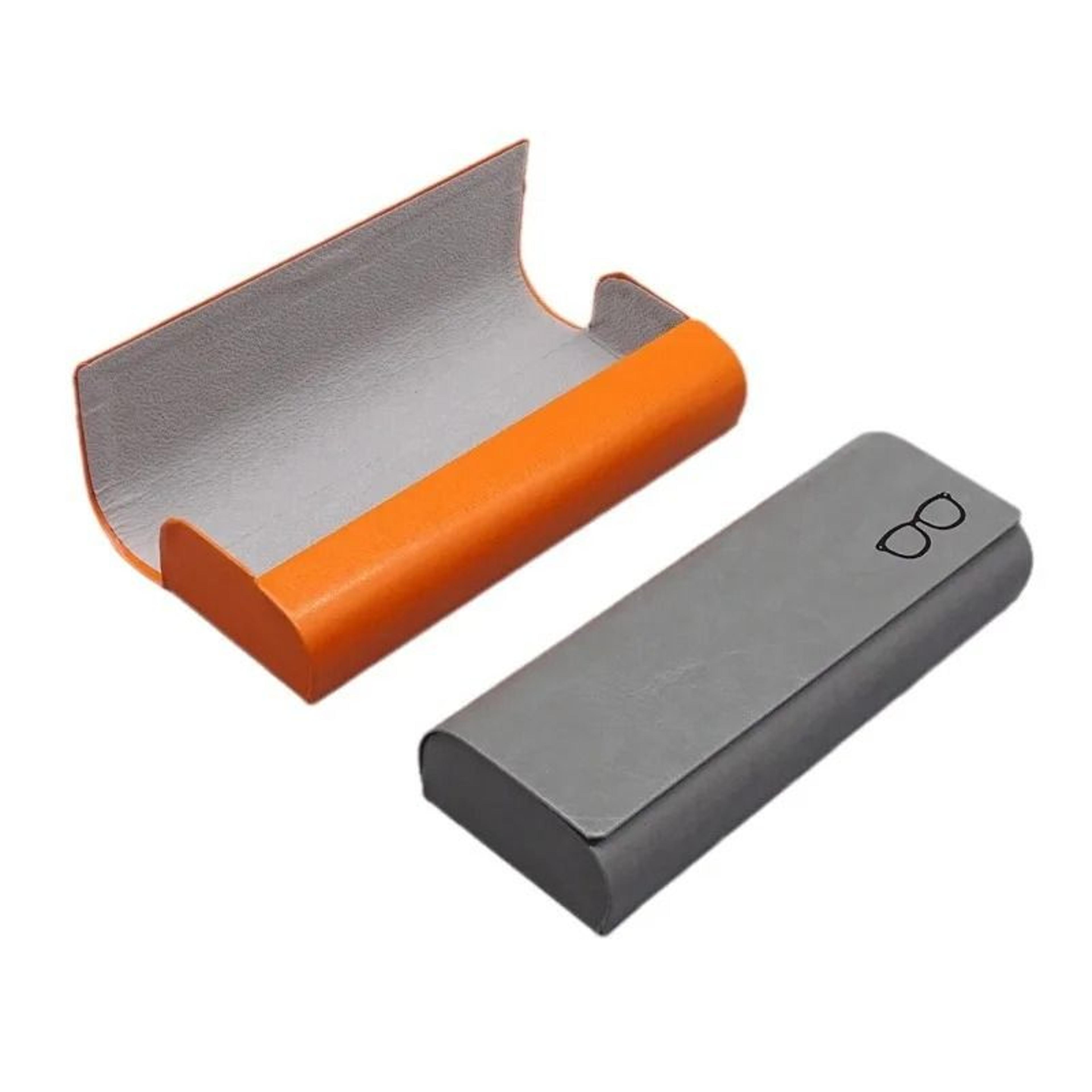 High Value Leather Glasses Case Compression Proof Sunglasses Storage Box 3