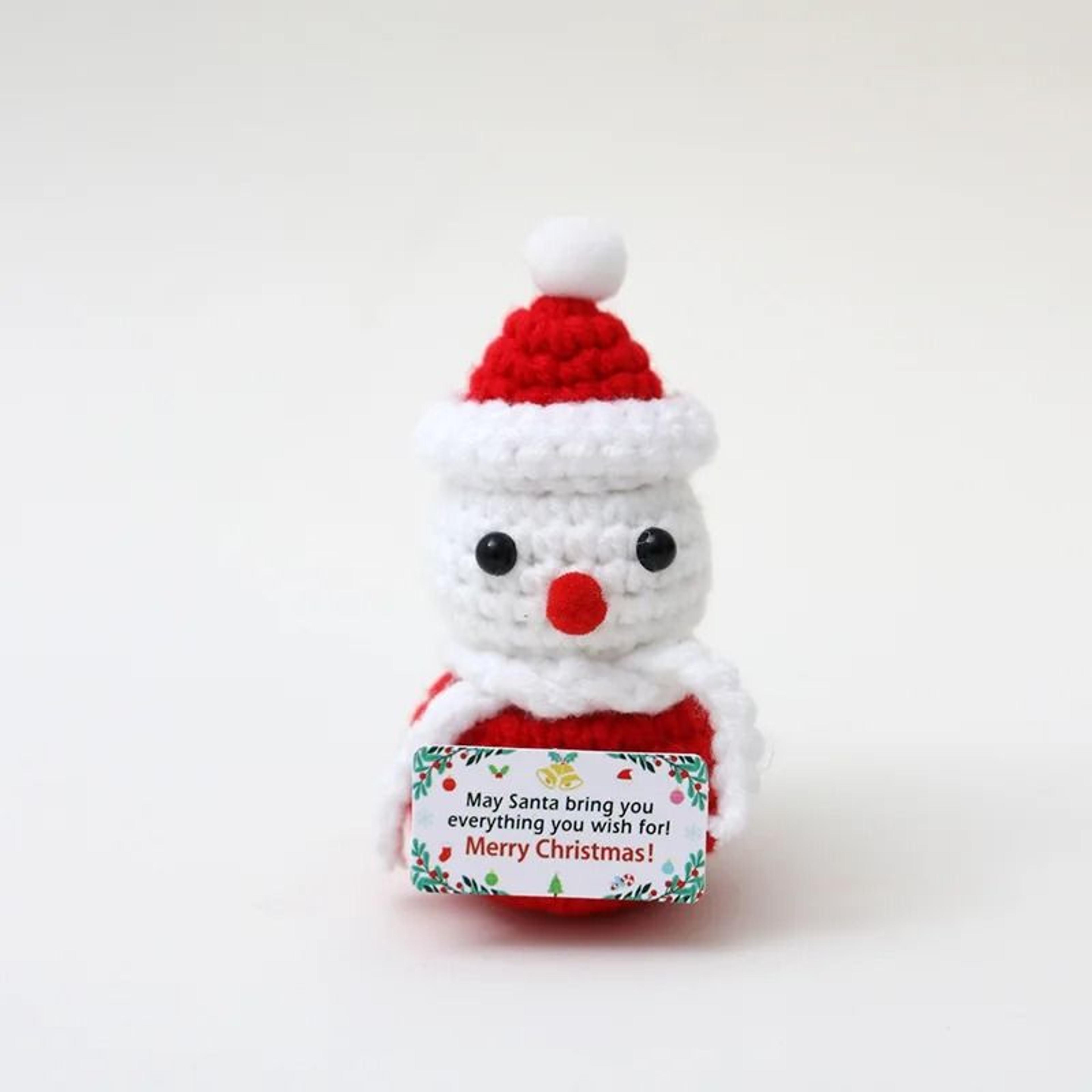 Mini Handmade Christmas Tree Crochet Decor Cheer Up Holiday Gift 12