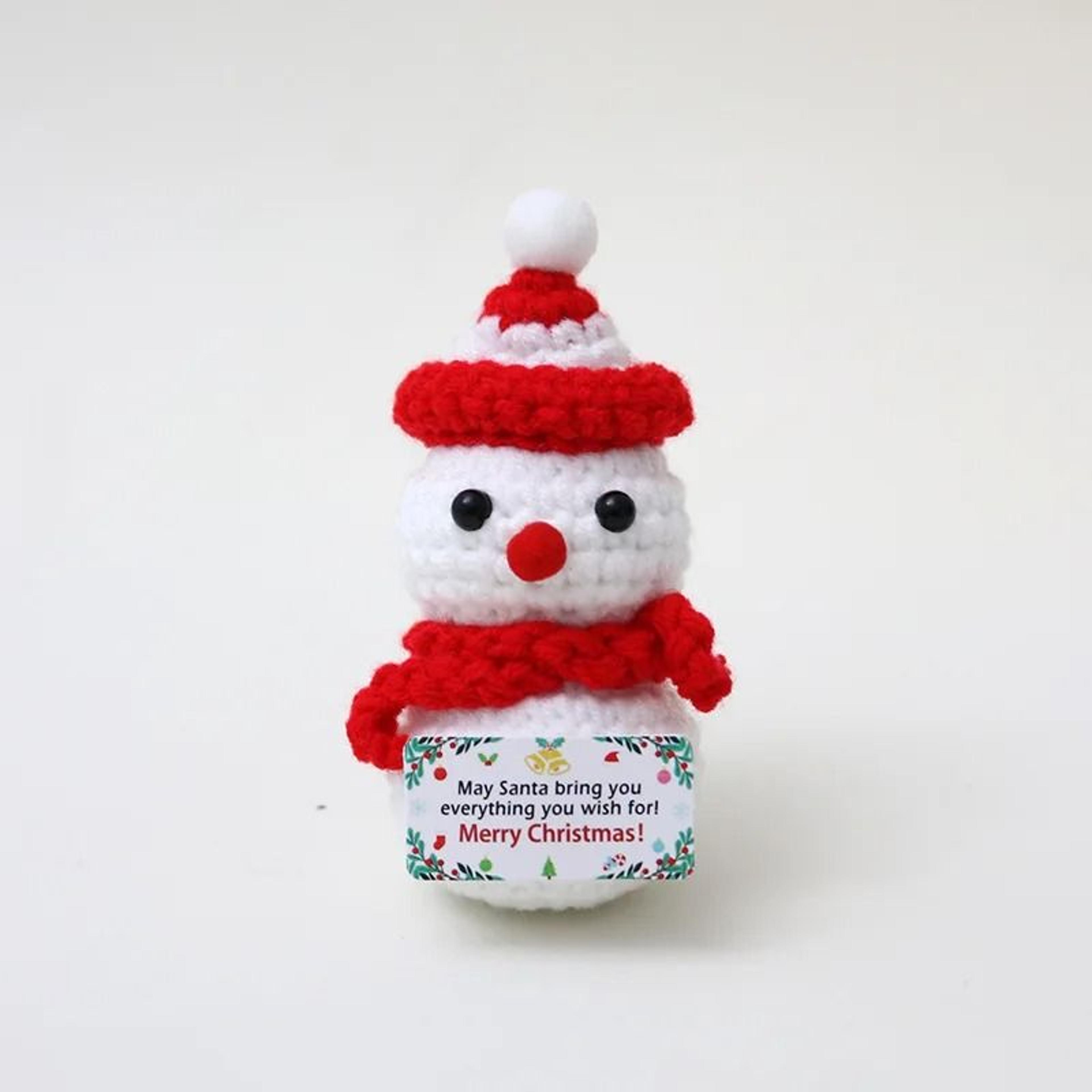 Mini Handmade Christmas Tree Crochet Decor Cheer Up Holiday Gift 14