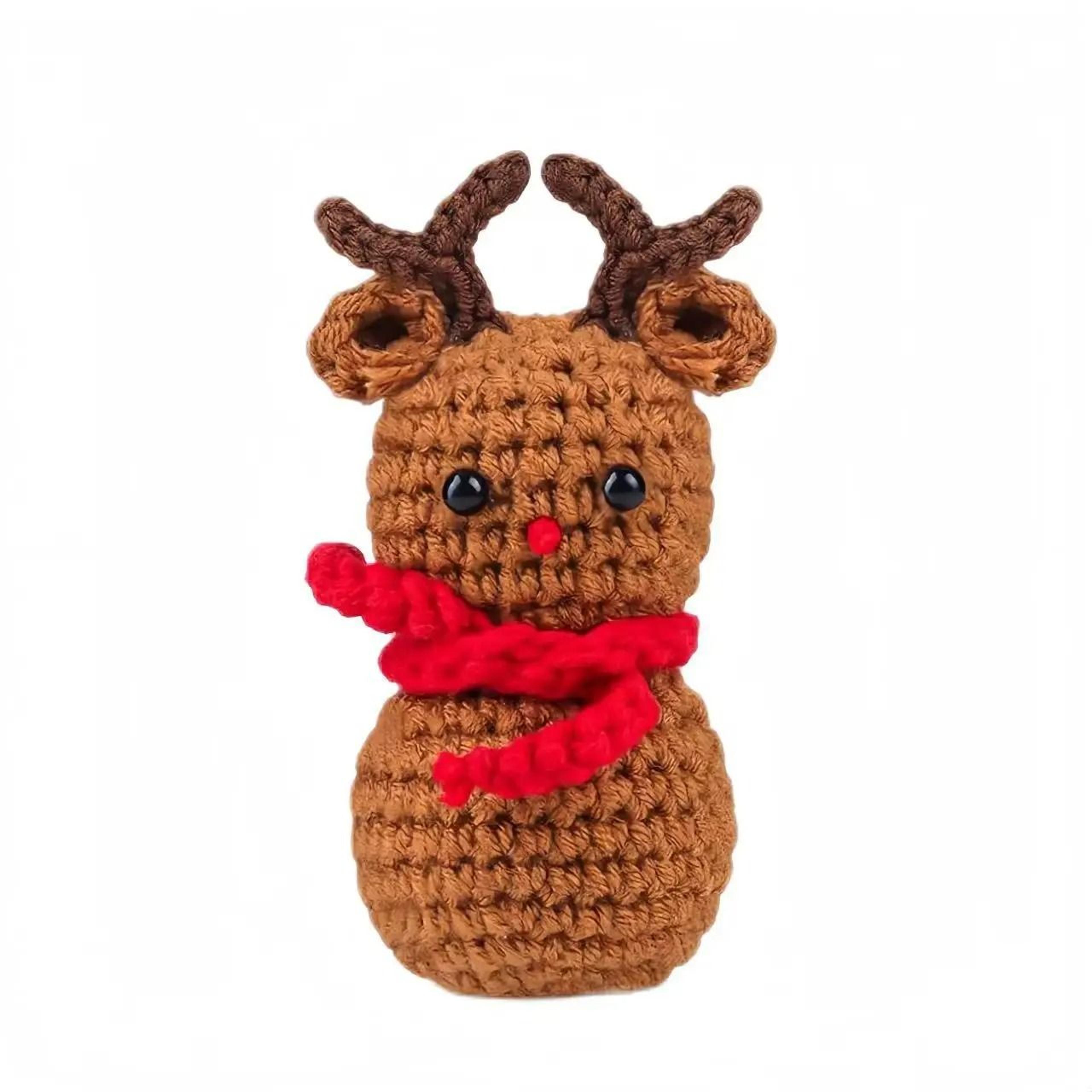 Mini Handmade Christmas Tree Crochet Decor Cheer Up Holiday Gift 7