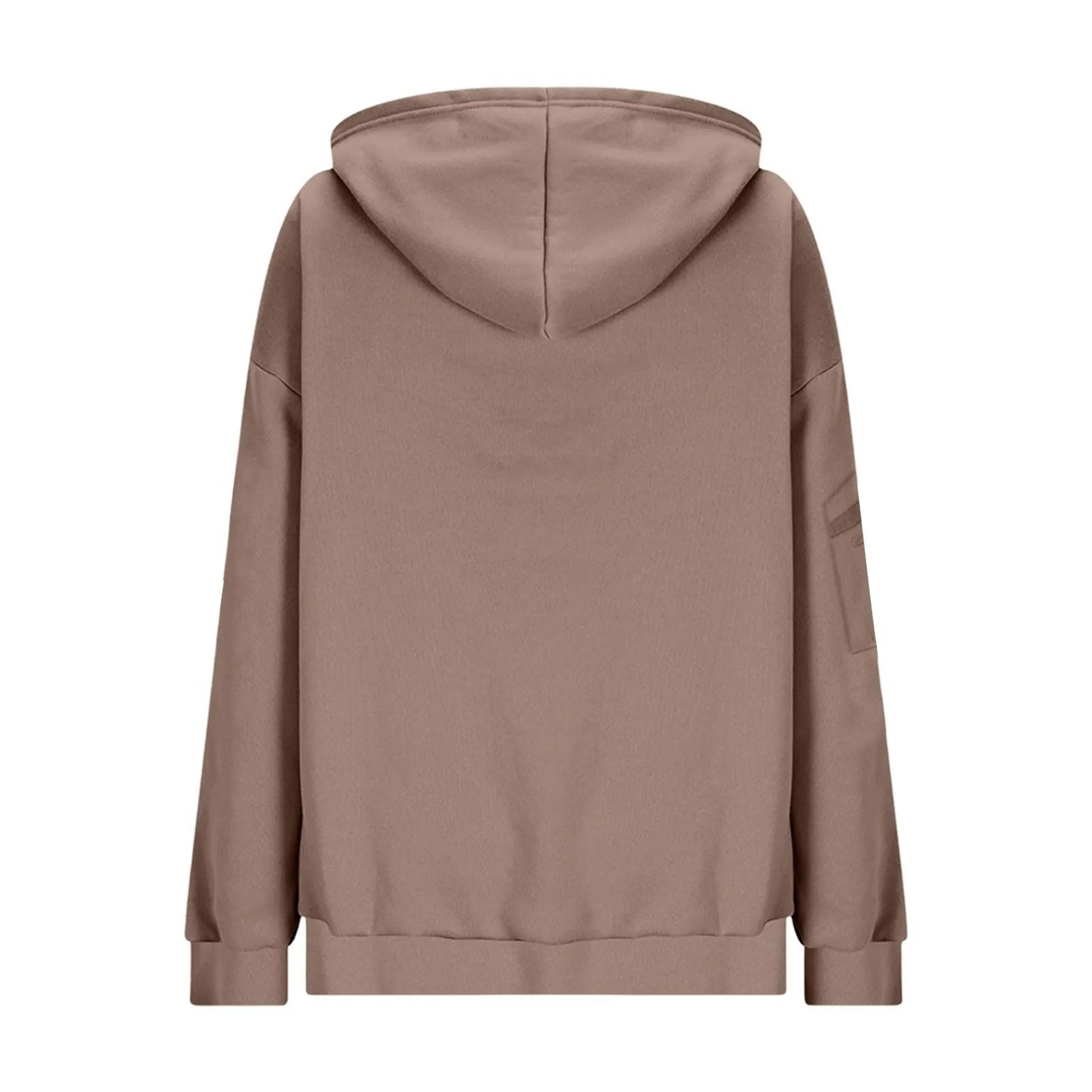 Unisex Hooded Sweatshirt With Built In Eye Mask Casual Long Sleeve Pullover 5