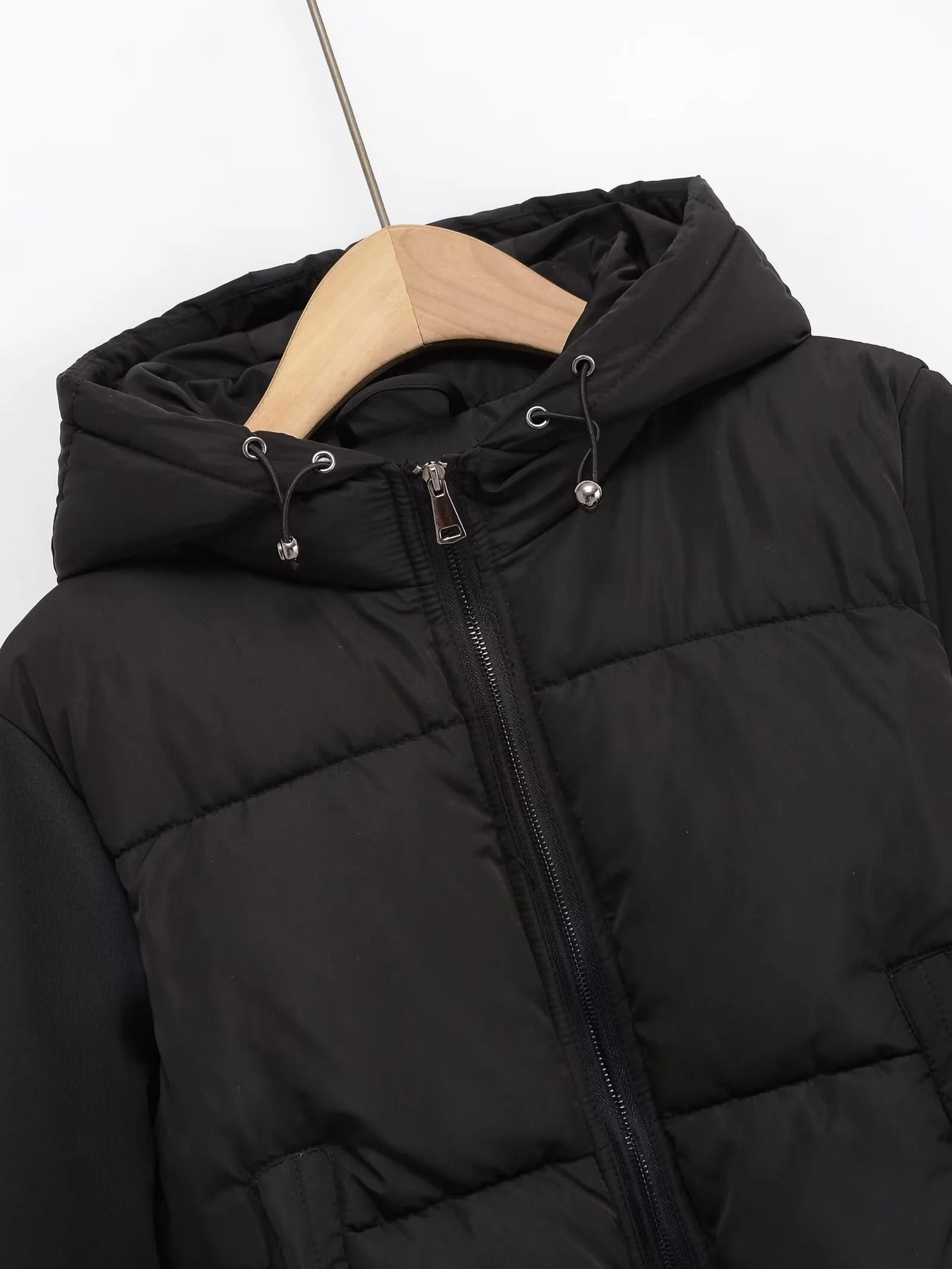 UNIZERA Autumn Casual Slim Stretch Cotton Hooded Coat For Women 1