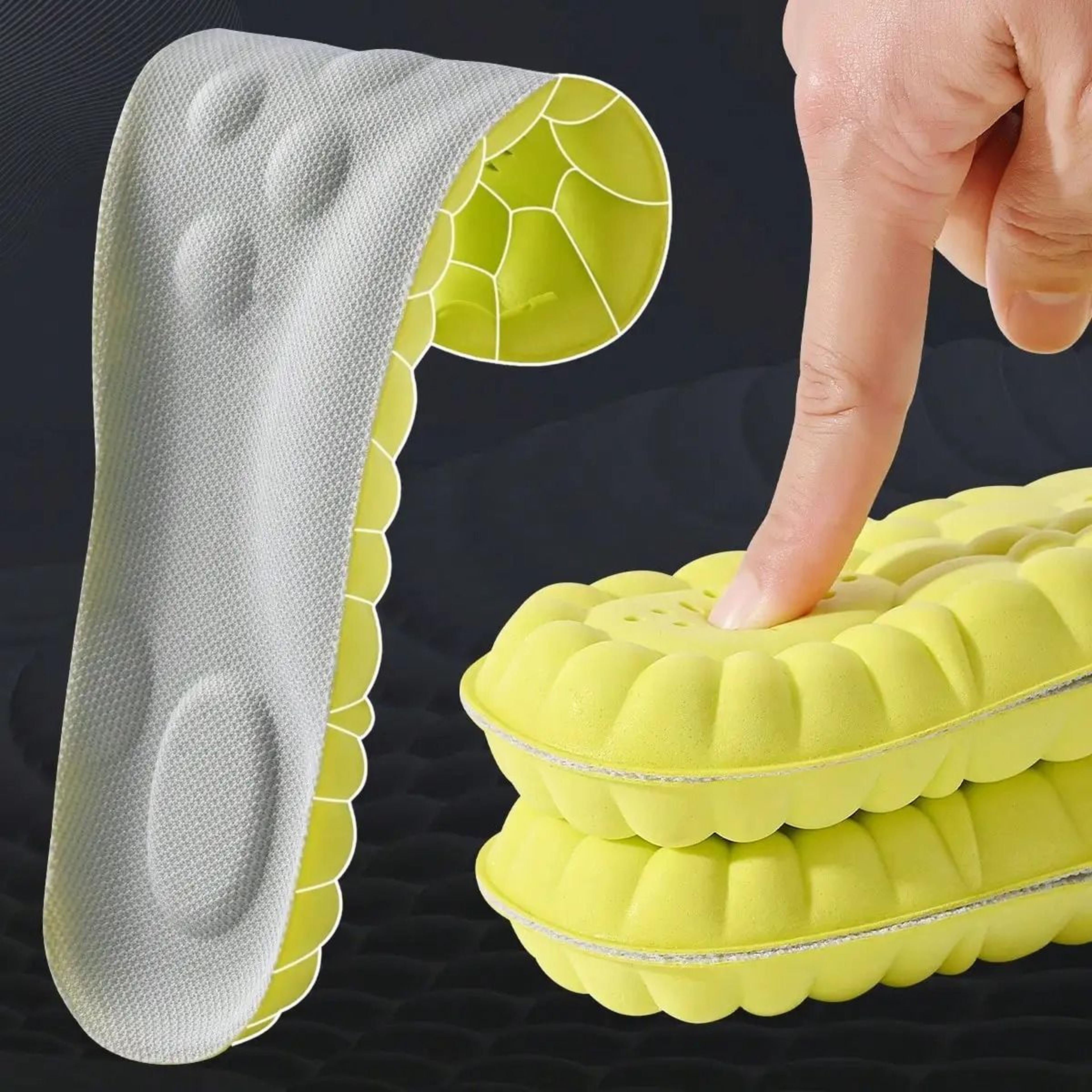 Latex Sport Insoles Soft High Elasticity Shock Absorbing Arch Support Shoe Pads 10
