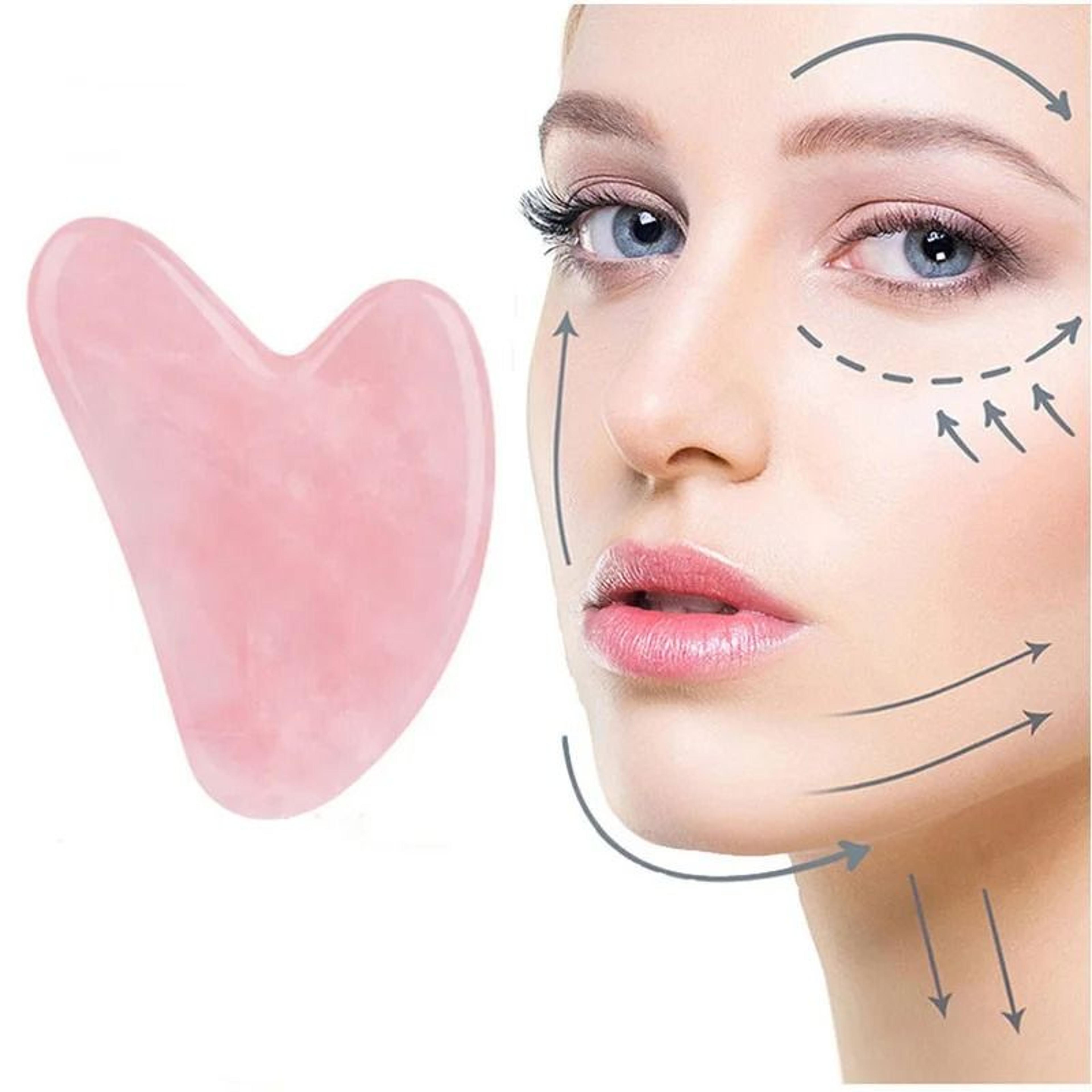 Rose Pink Gua Sha Massage Board For Face And Body 0
