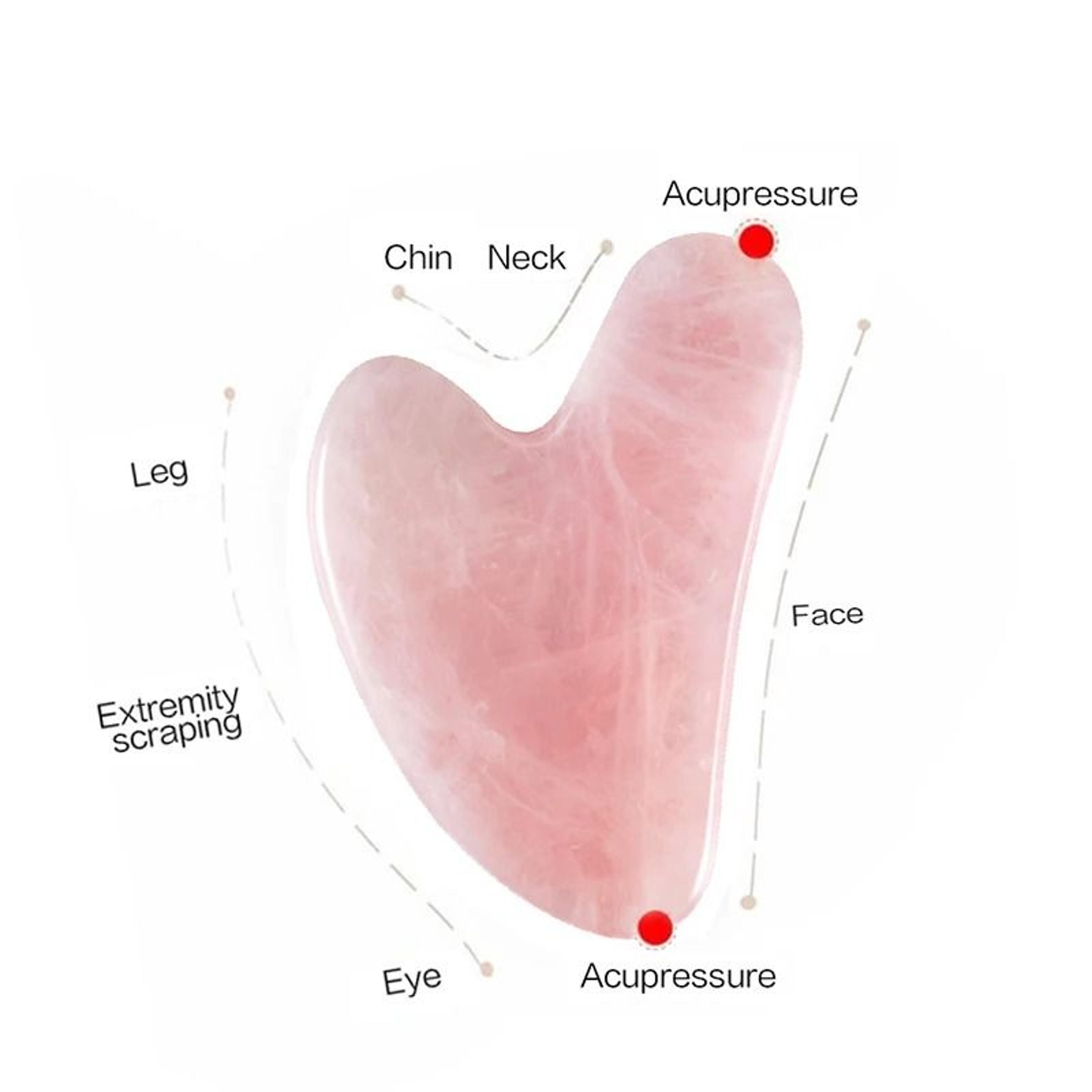 Rose Pink Gua Sha Massage Board For Face And Body 3