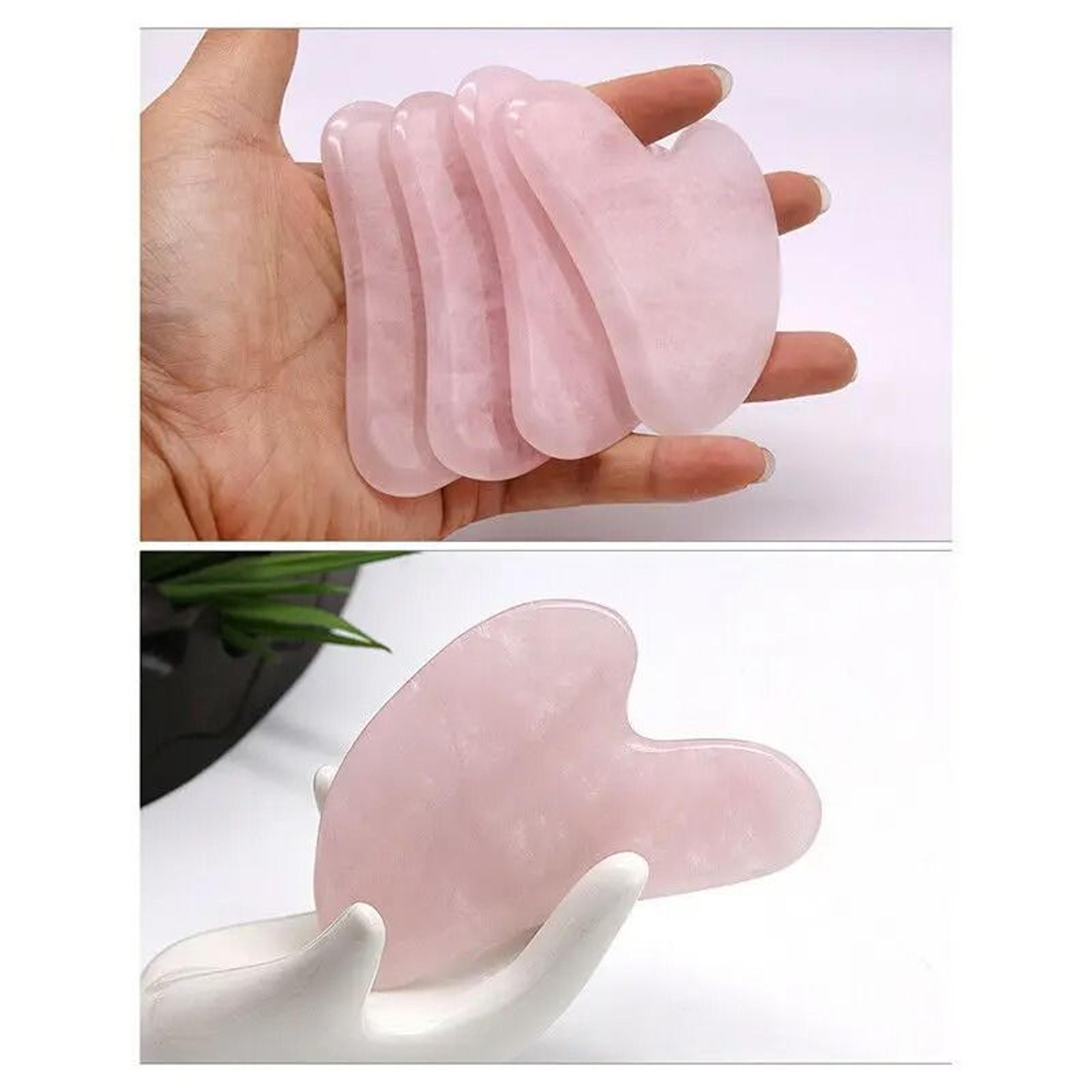 Rose Pink Gua Sha Massage Board For Face And Body 5