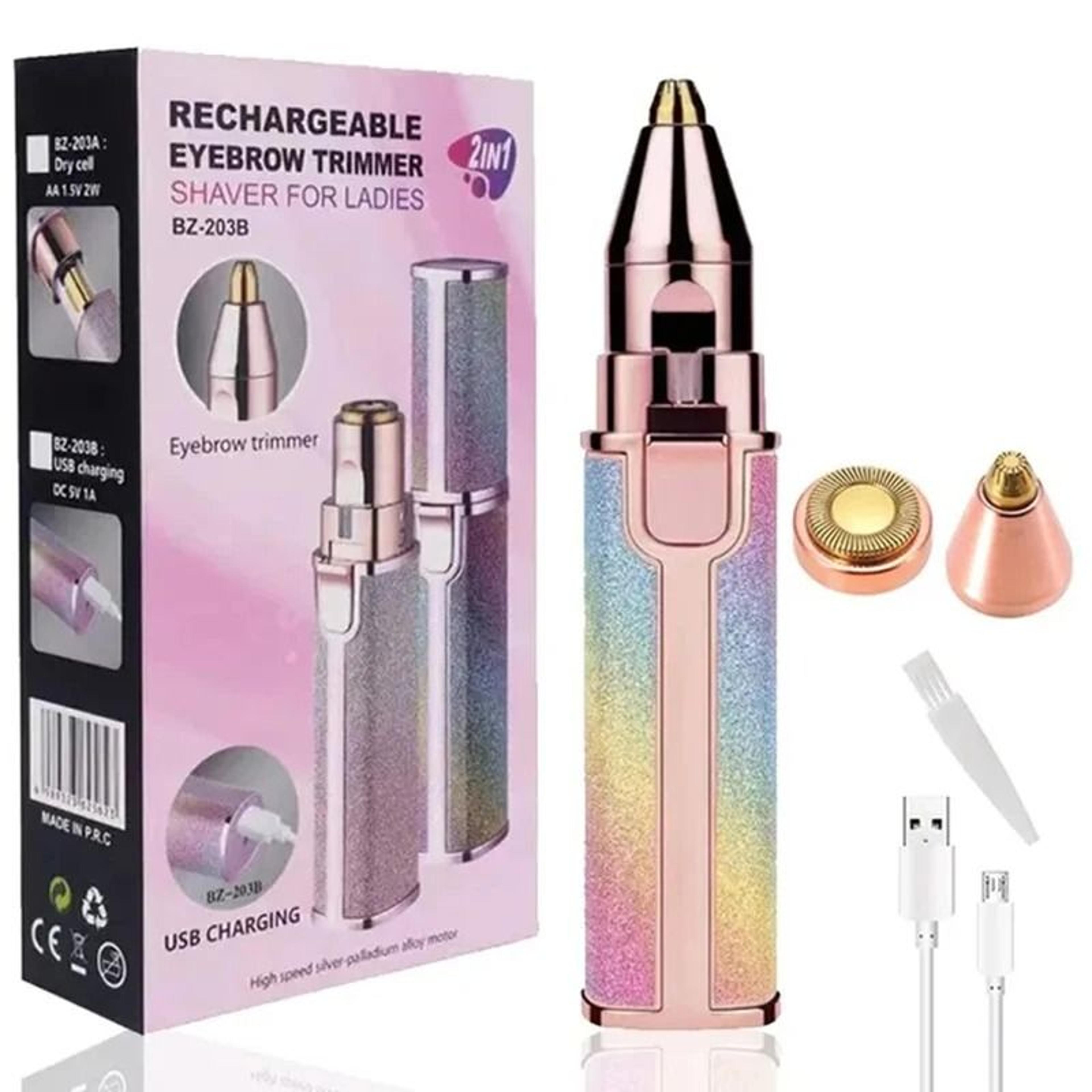 Portable Electric Epilator And Eyebrow Trimmer For Women 0