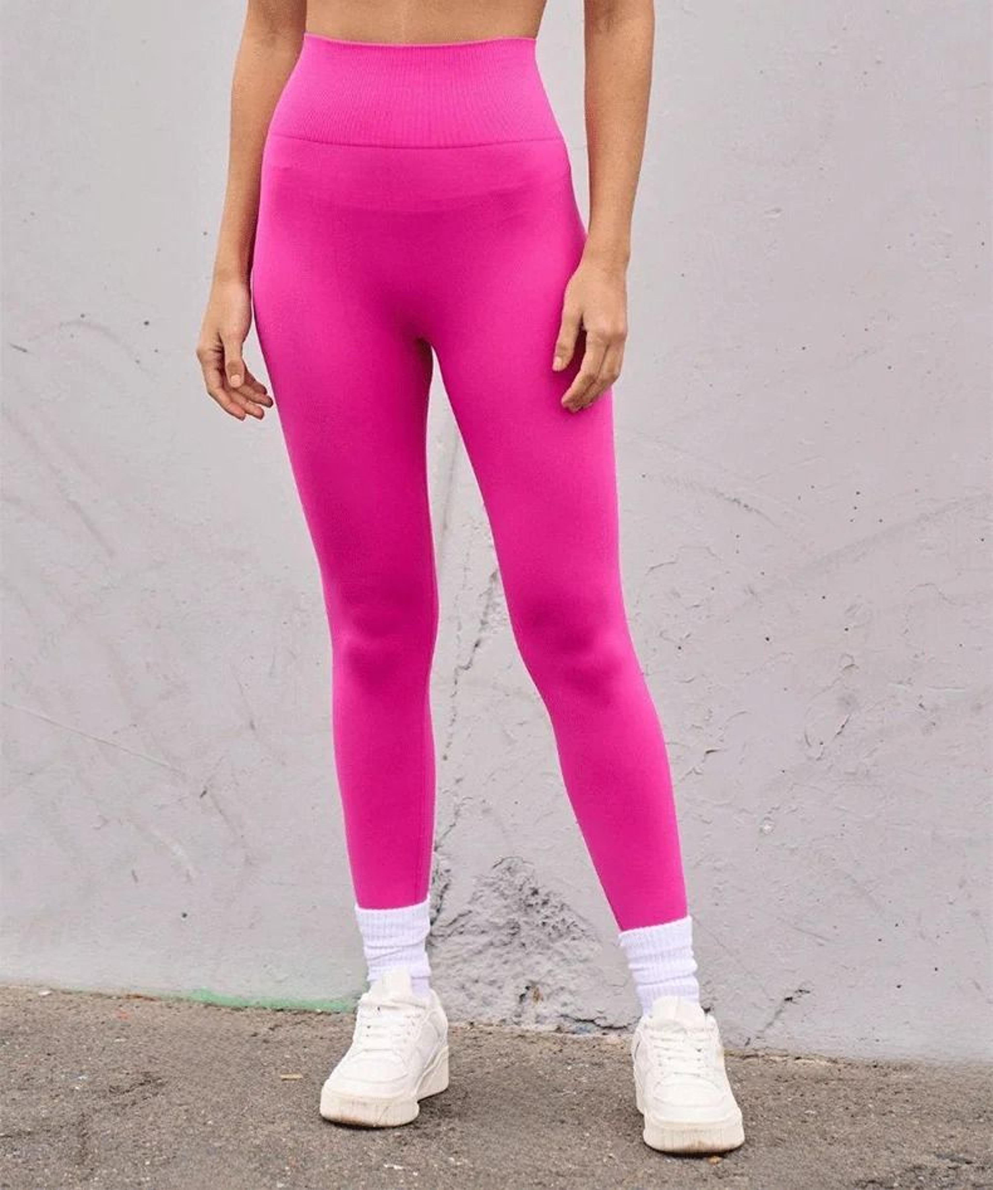 Seamless High Waist V Fold Fitness Pants For Peach Lift Shape 4