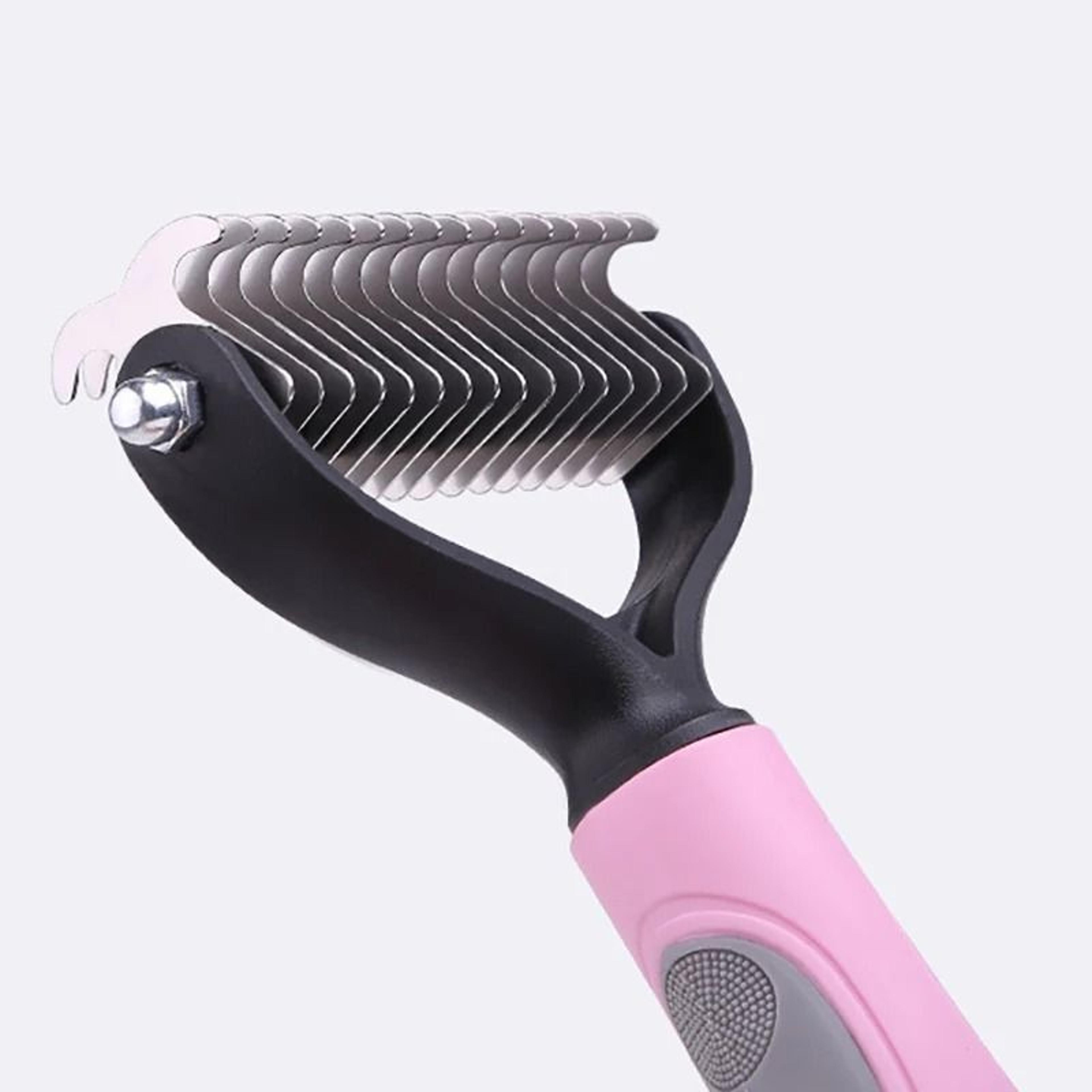 Double Sided Dog Grooming Brush For Mats And Tangles 7