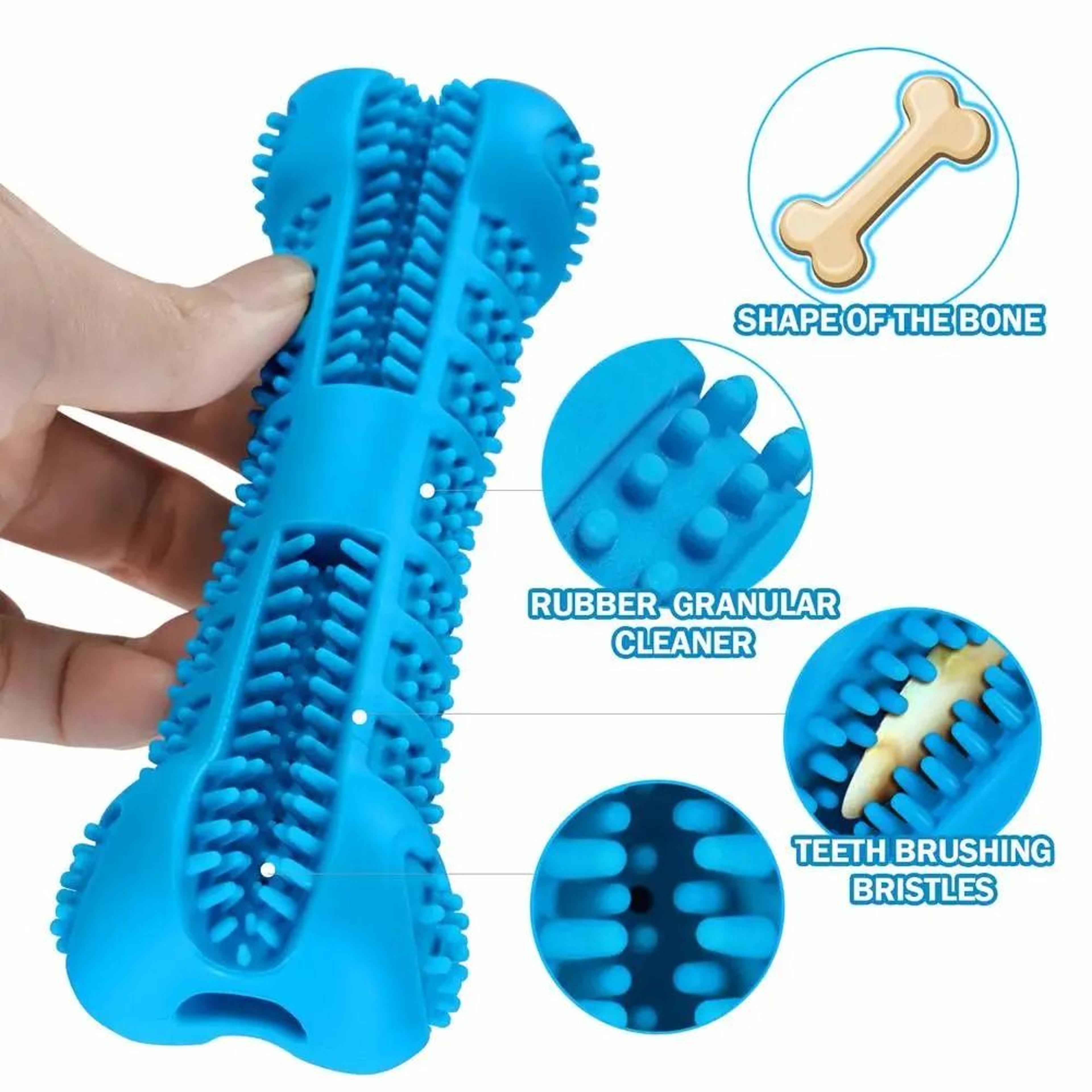 Soft Rubber Dog Toothbrush Chew Stick For Small And Medium Dogs 2
