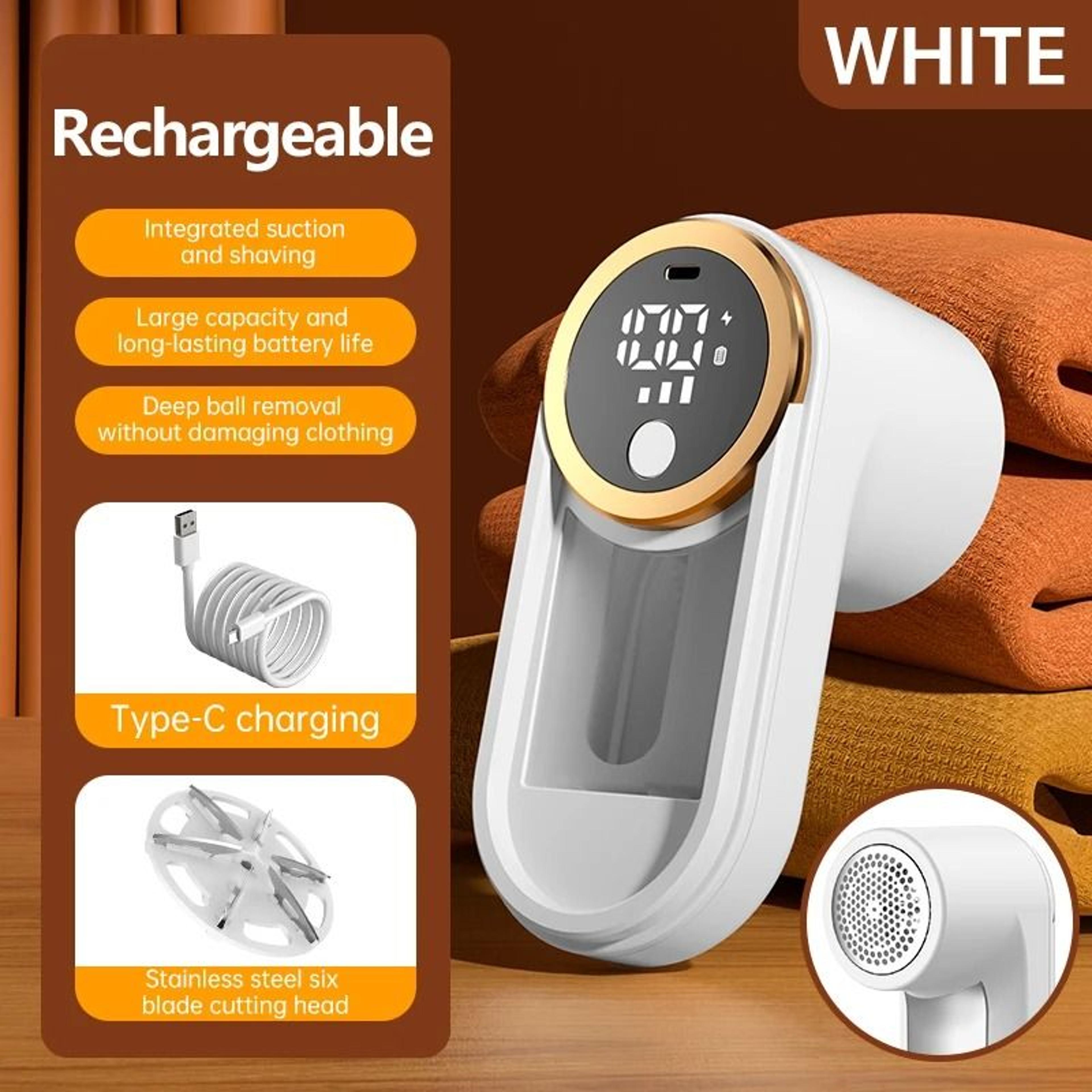 Rechargeable Fabric Shaver Lint Remover Sweater Defuzzer For Clothes And Furniture 6